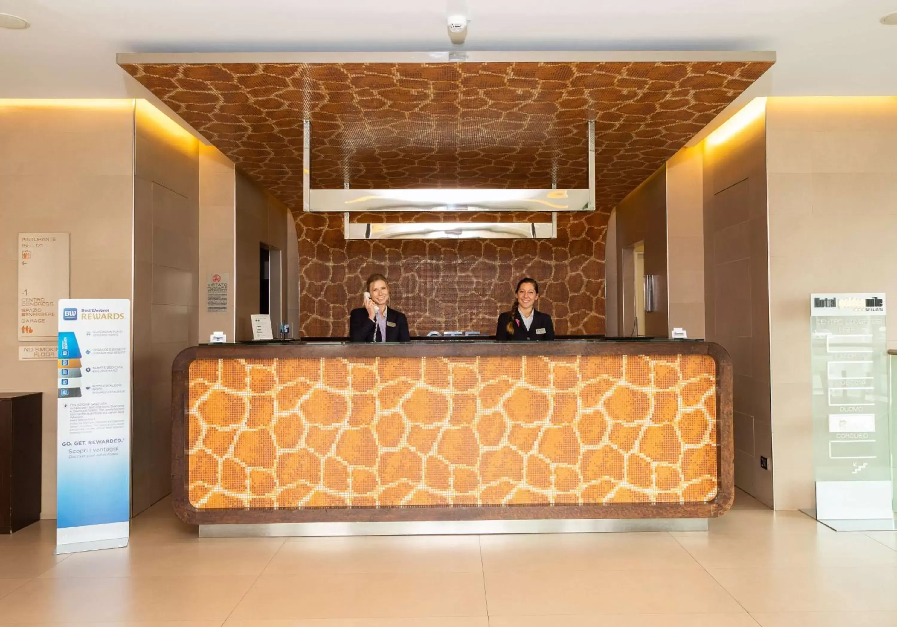 Lobby or reception, Lobby/Reception in Best Western Hotel Goldenmile Milan