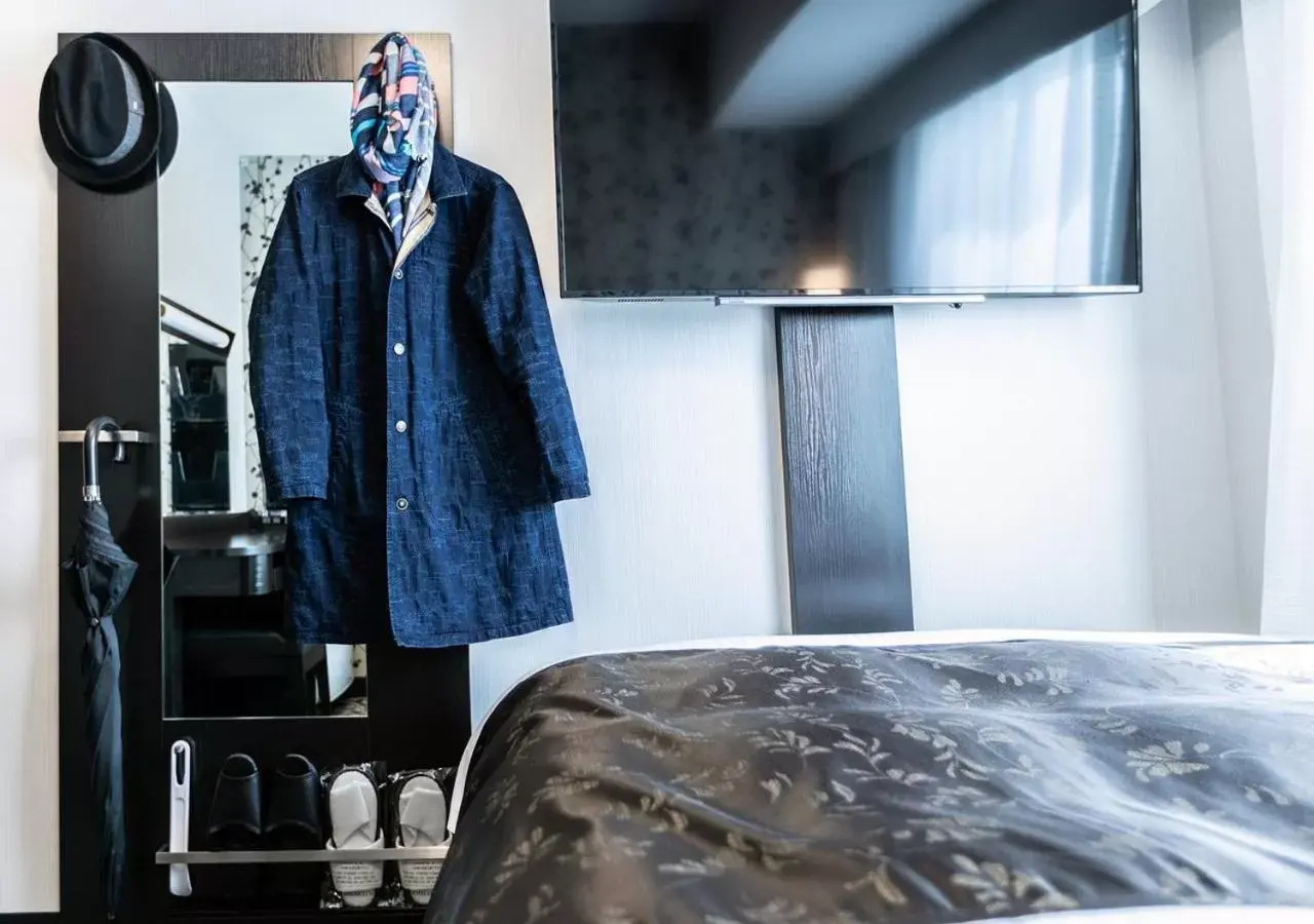 Photo of the whole room, Bed in APA Hotel Kagoshima Tenmonkan Photo of the whole room, Bed in APA Hotel Kagoshima Tenmonkan