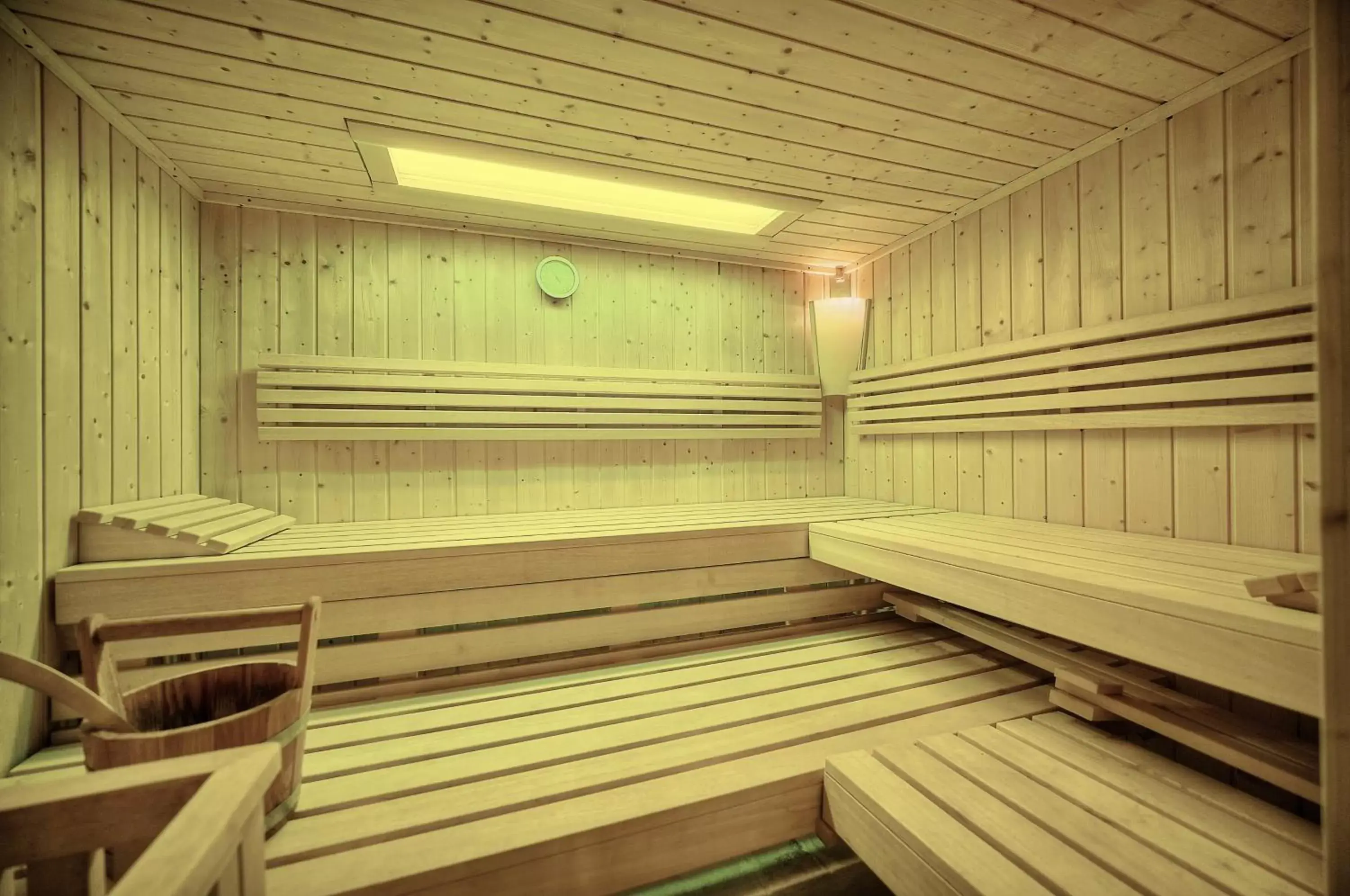 Sauna in Chambre d'hôte "HAVRE DE PAIX" Prestige jacuzzi, hammam, sauna, PISCINE Mougins Cannes Grasse