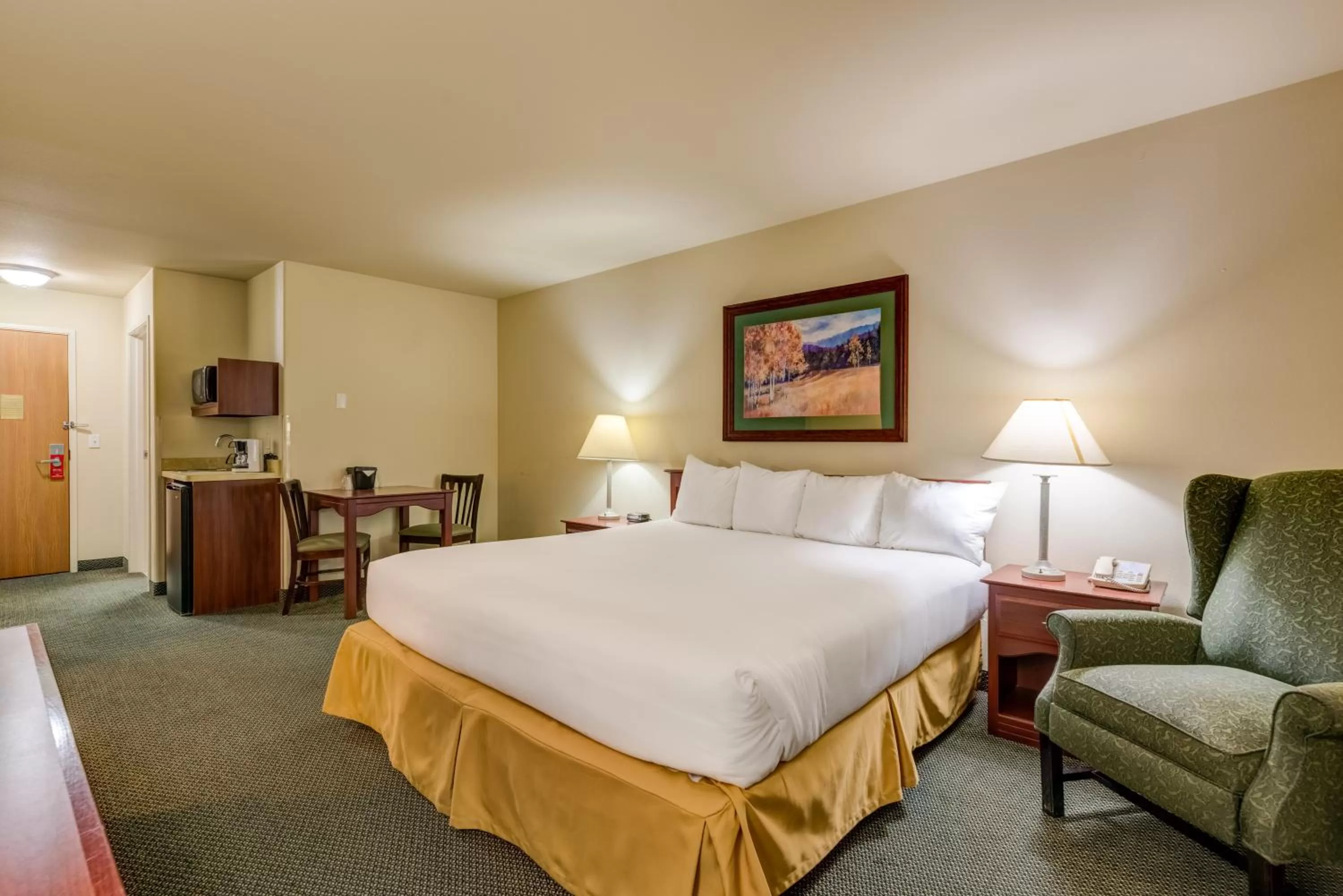 Bed in Grand River Hotel