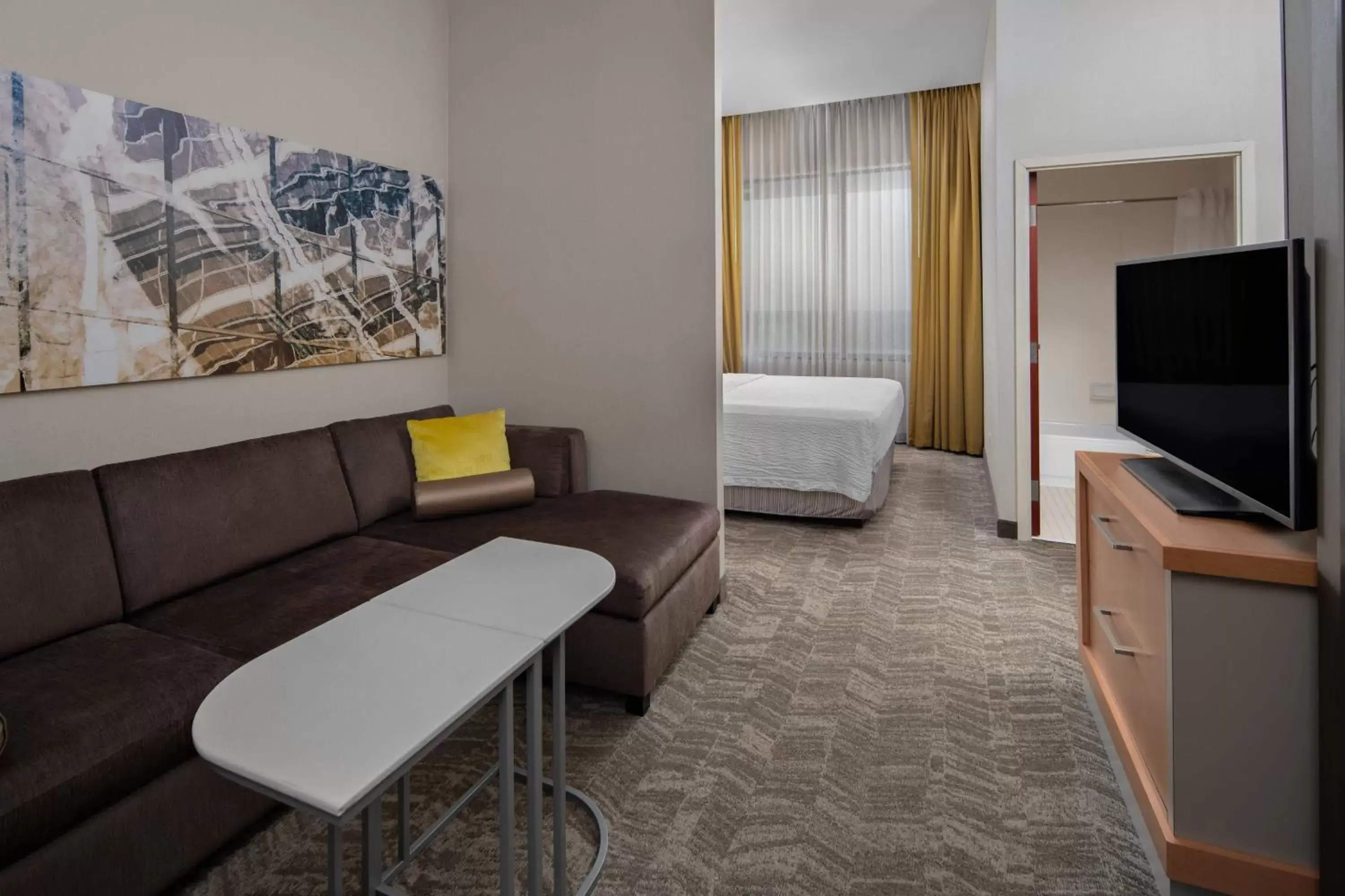 Living room, Seating Area in SpringHill Suites by Marriott Chicago O'Hare