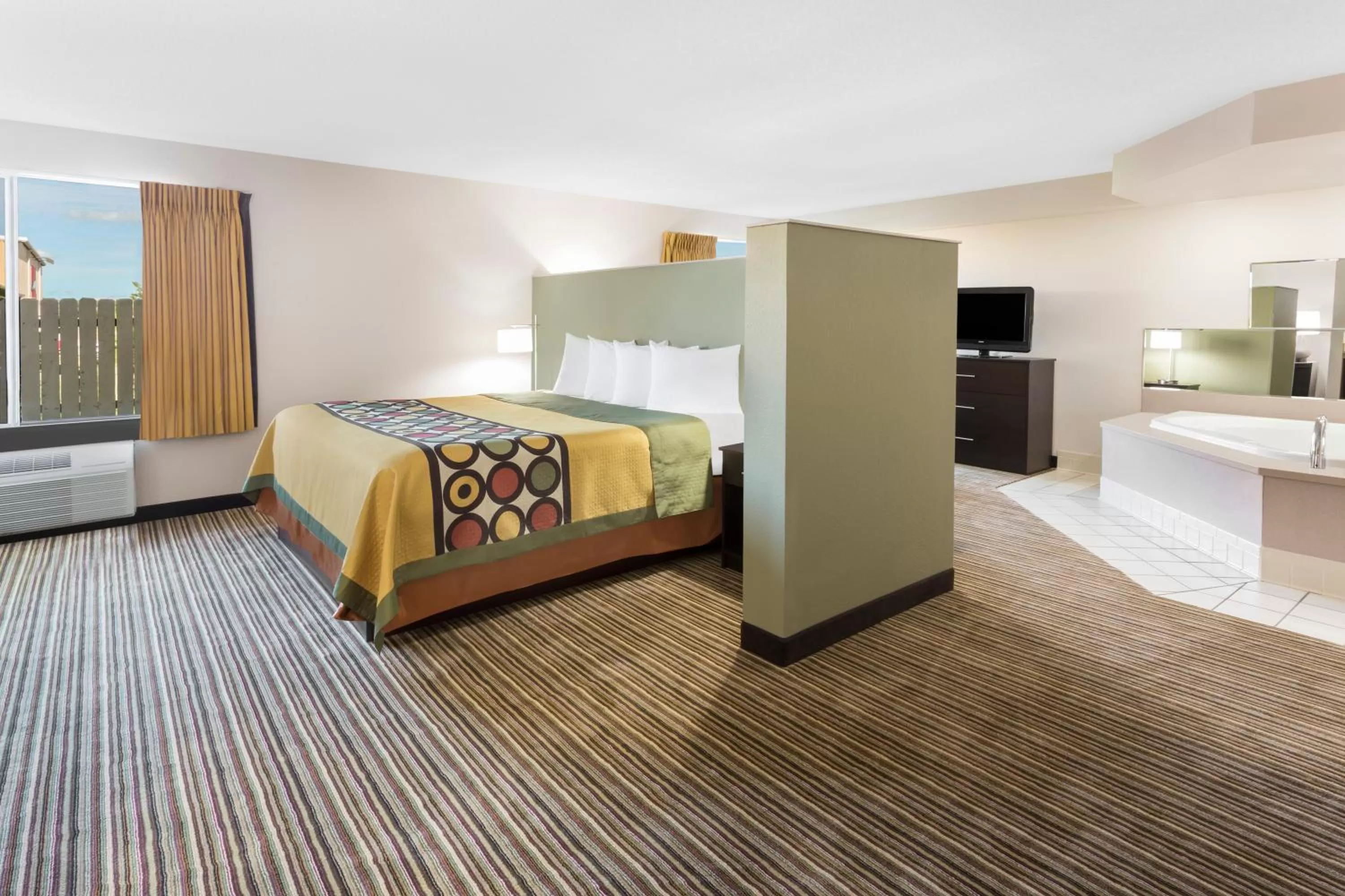 Bed in Super 8 by Wyndham Madison South