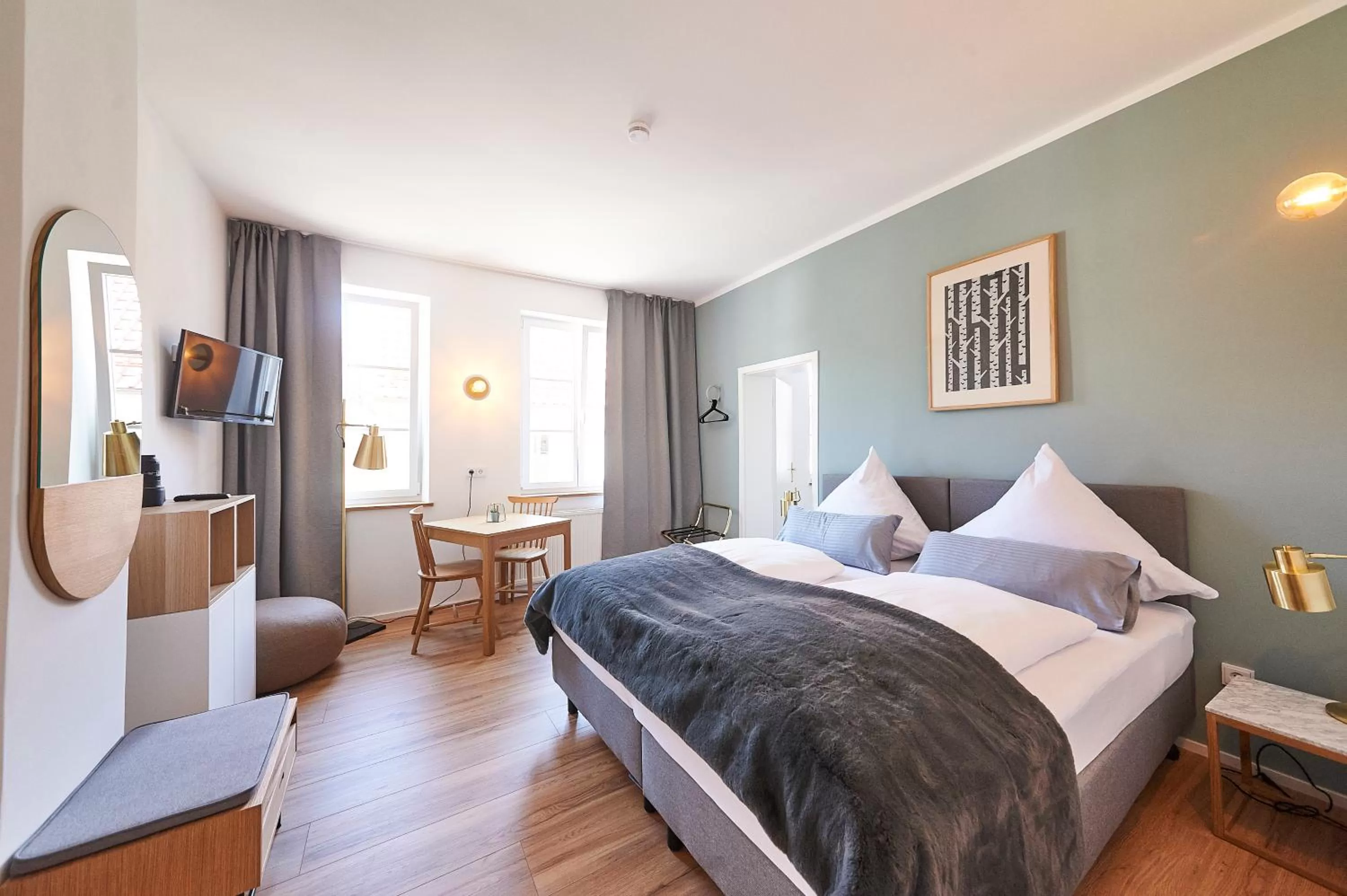 Photo of the whole room, Bed in Hotel Garni Goldammer