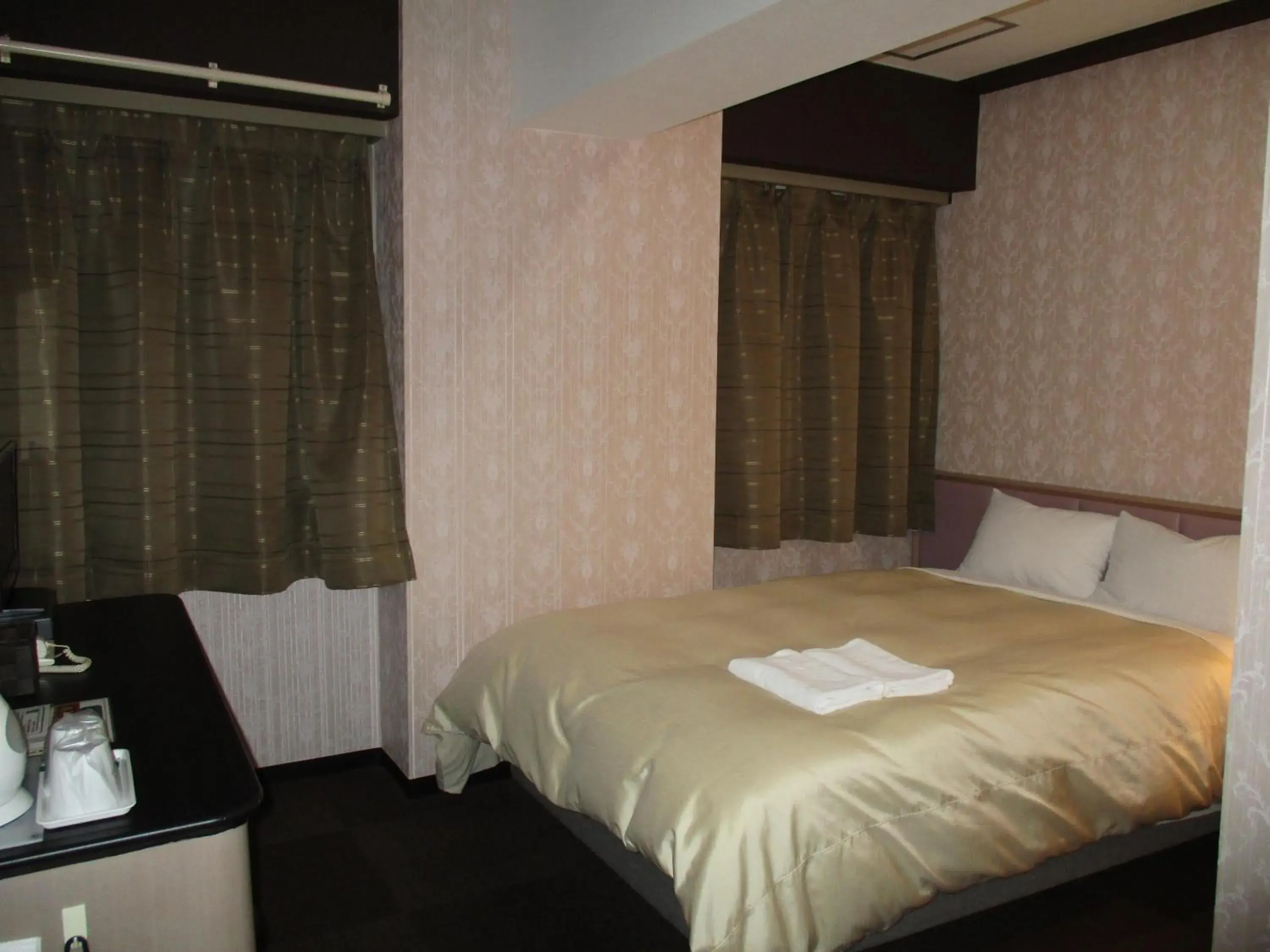 Bed in Hotel Fukushima Hills Bed in Hotel Fukushima Hills