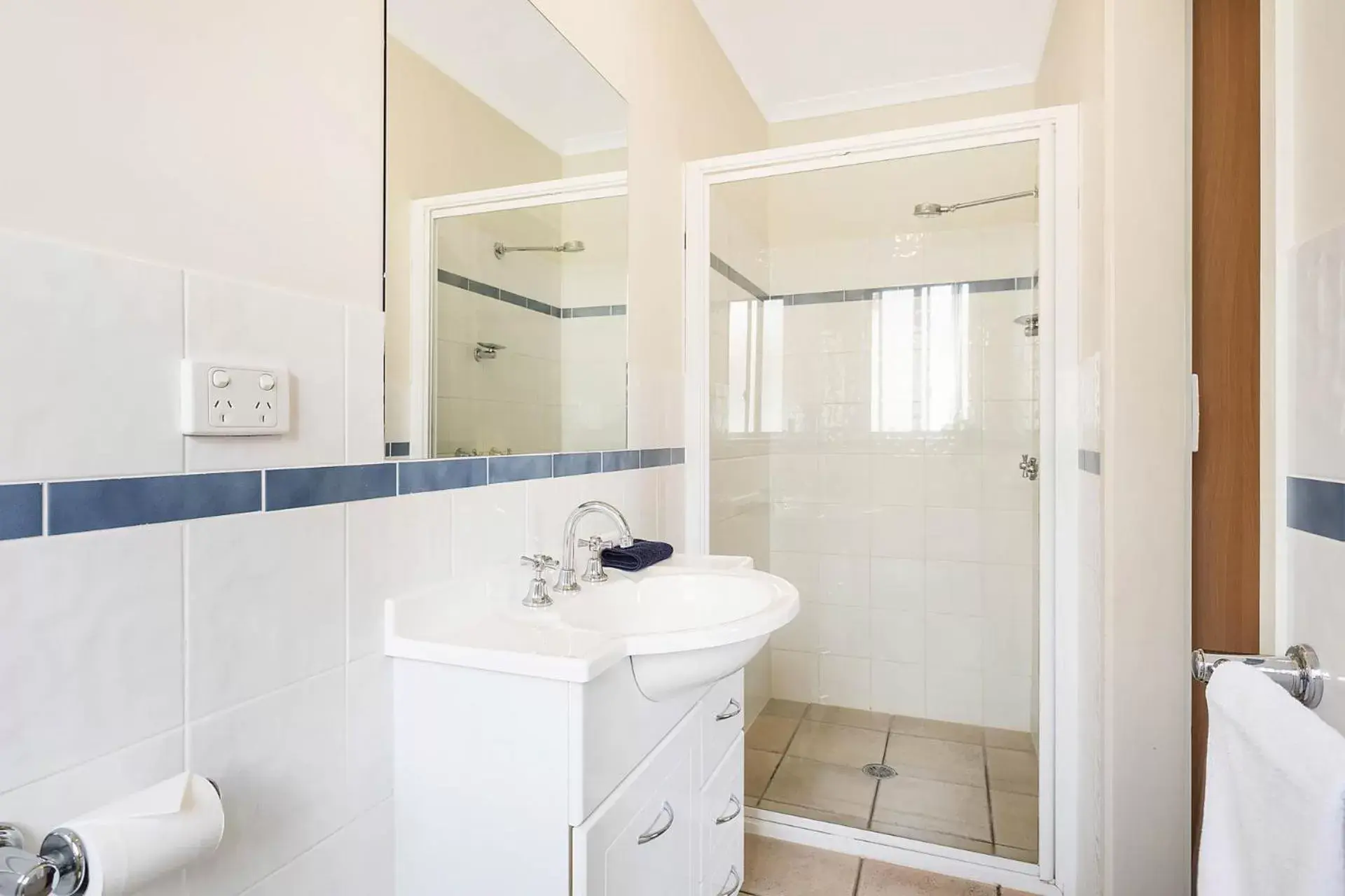 Bathroom in Sails Luxury Apartments Merimbula