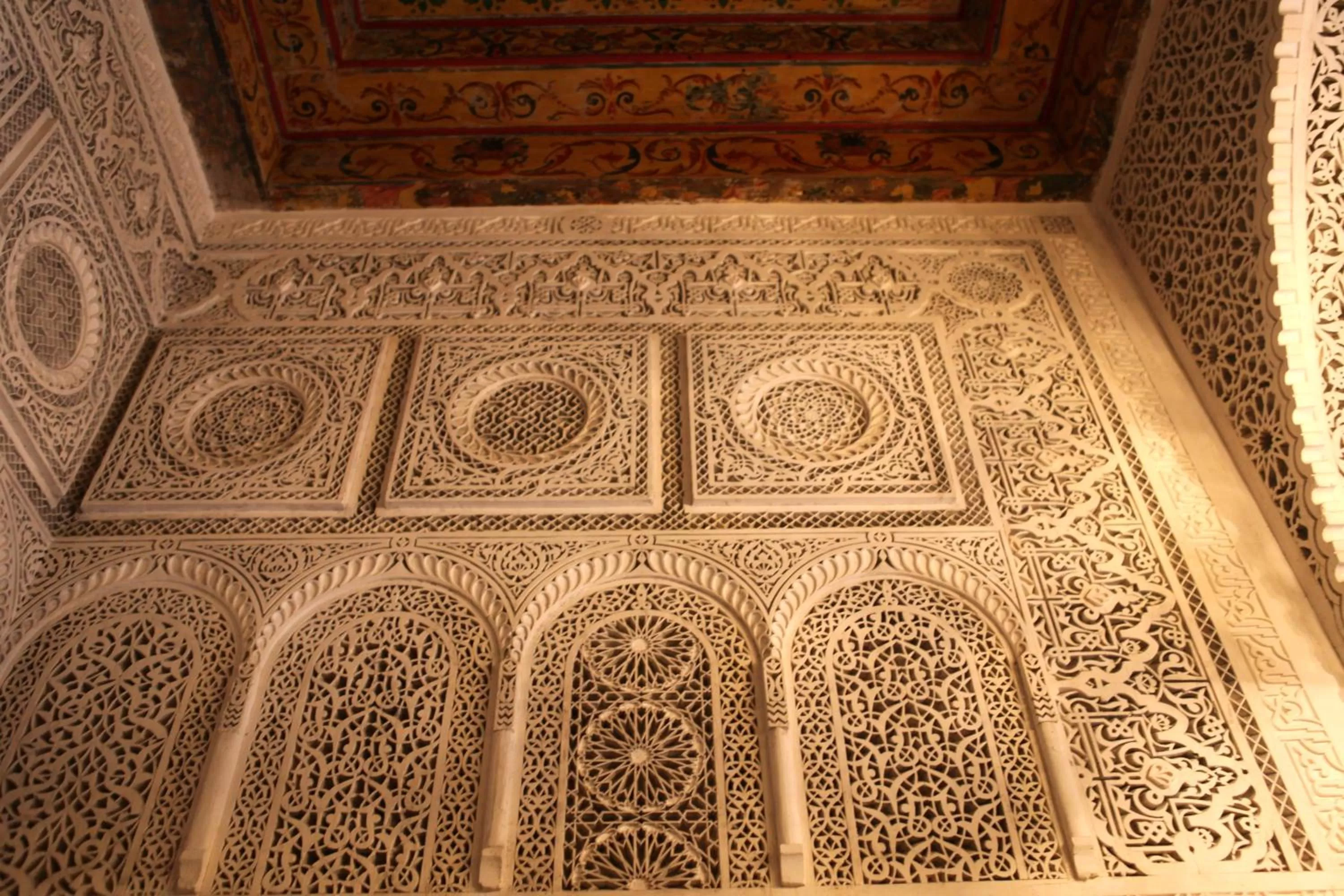 Decorative detail in Palais Bayram