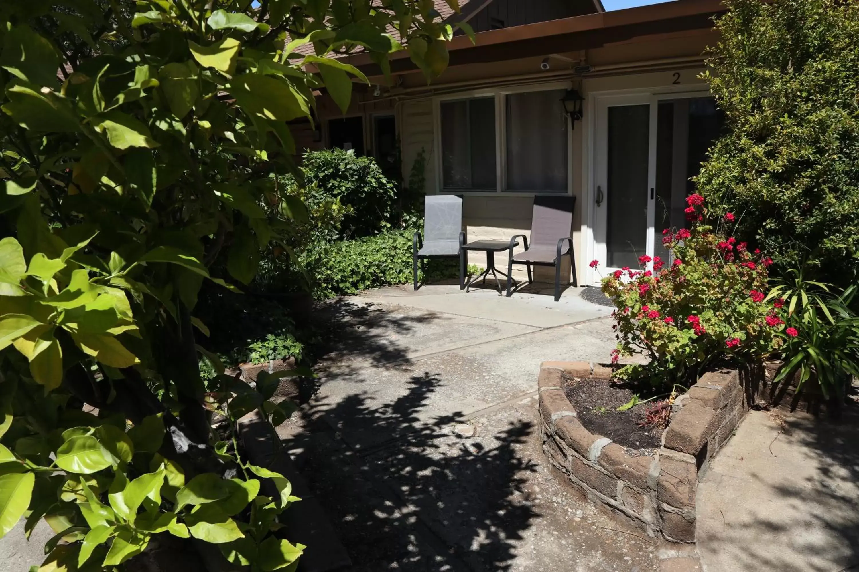 Patio in Little European Lodge