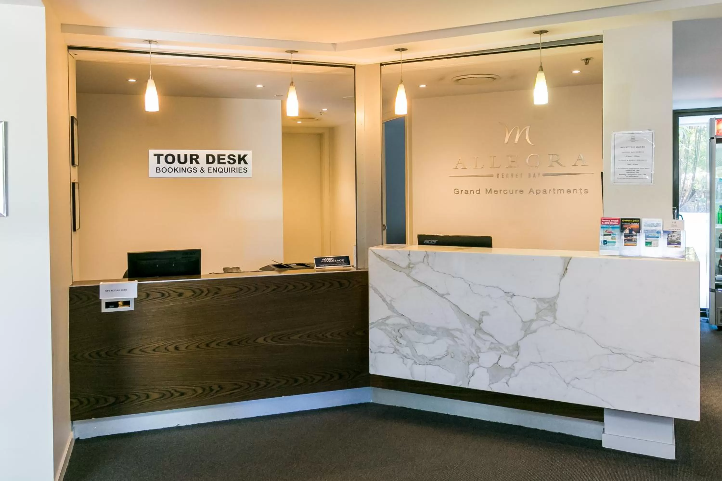 Lobby or reception in Grand Mercure Allegra Hervey Bay