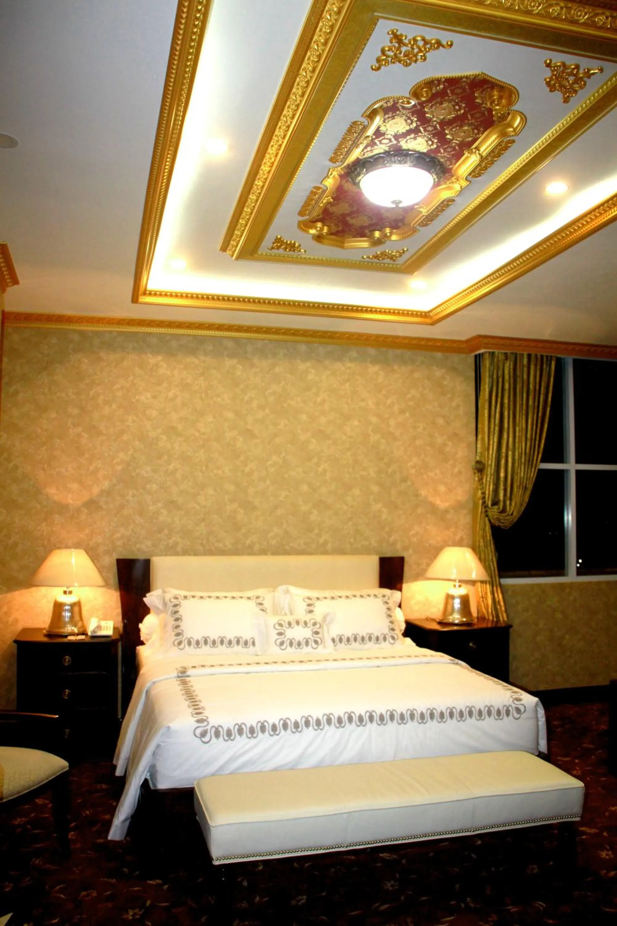 Bed in Hotel Grand Q Gorontalo