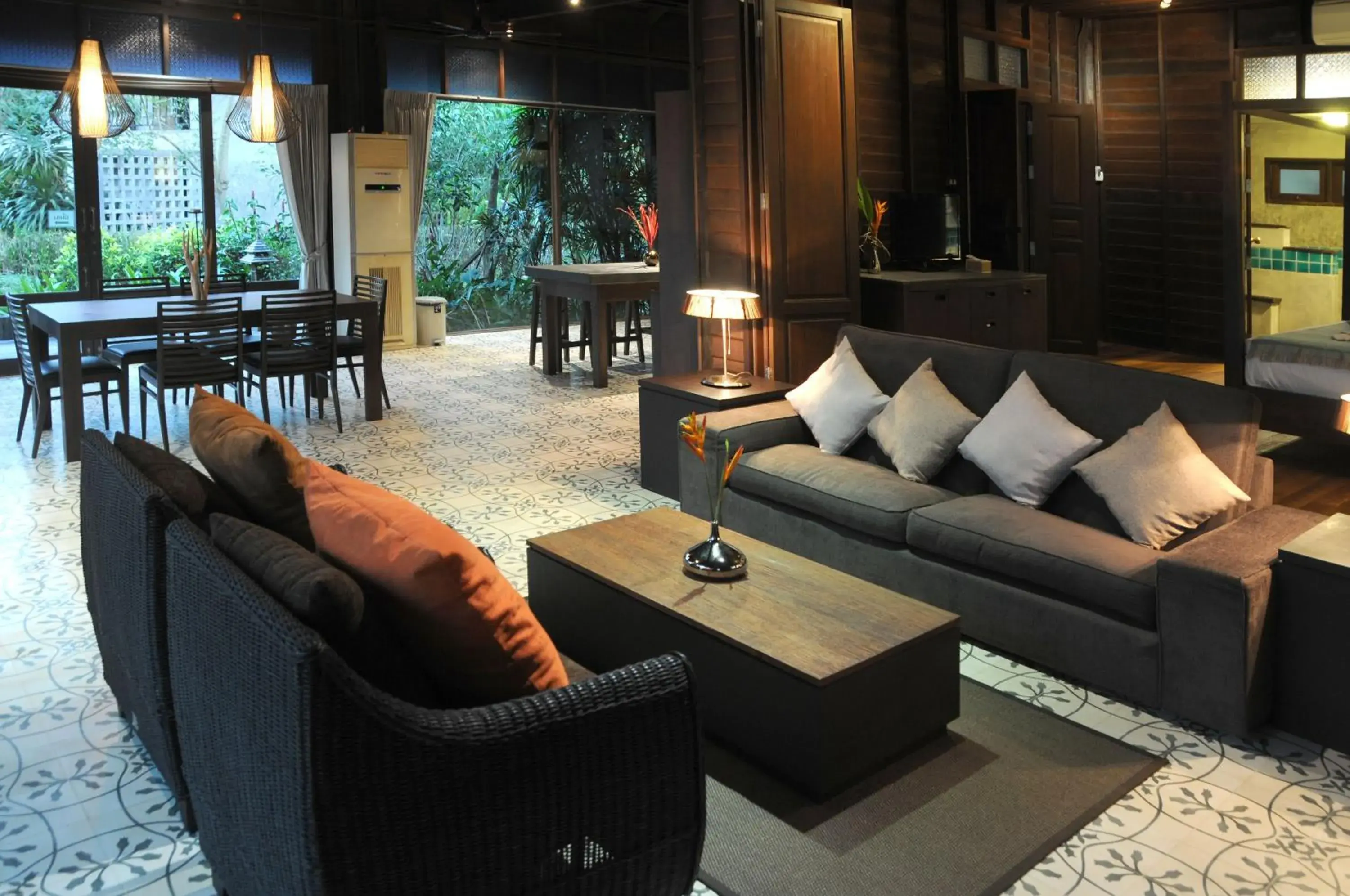 Seating Area in Baansuanramita Resort