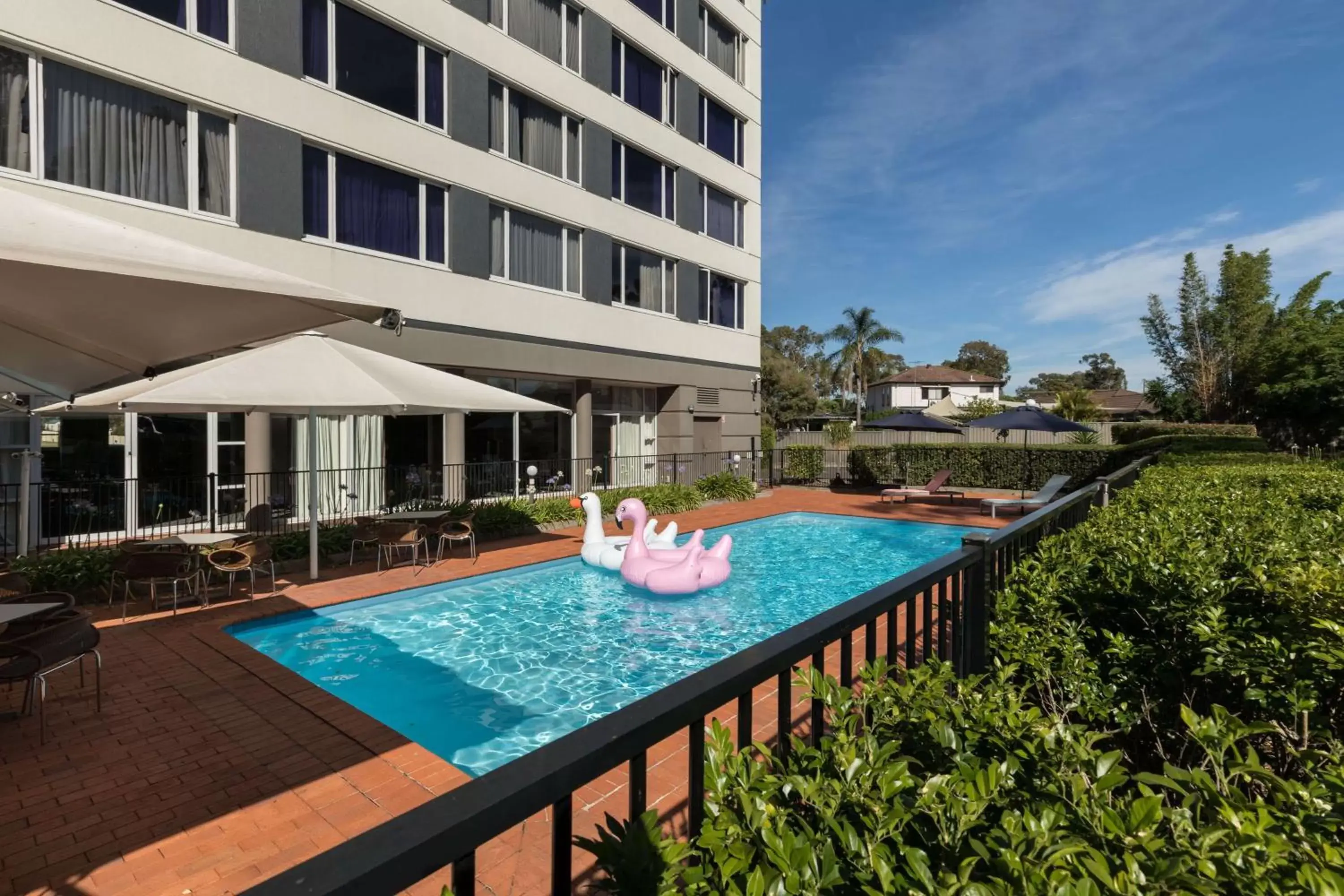 Property building, Swimming Pool in Rydges Bankstown