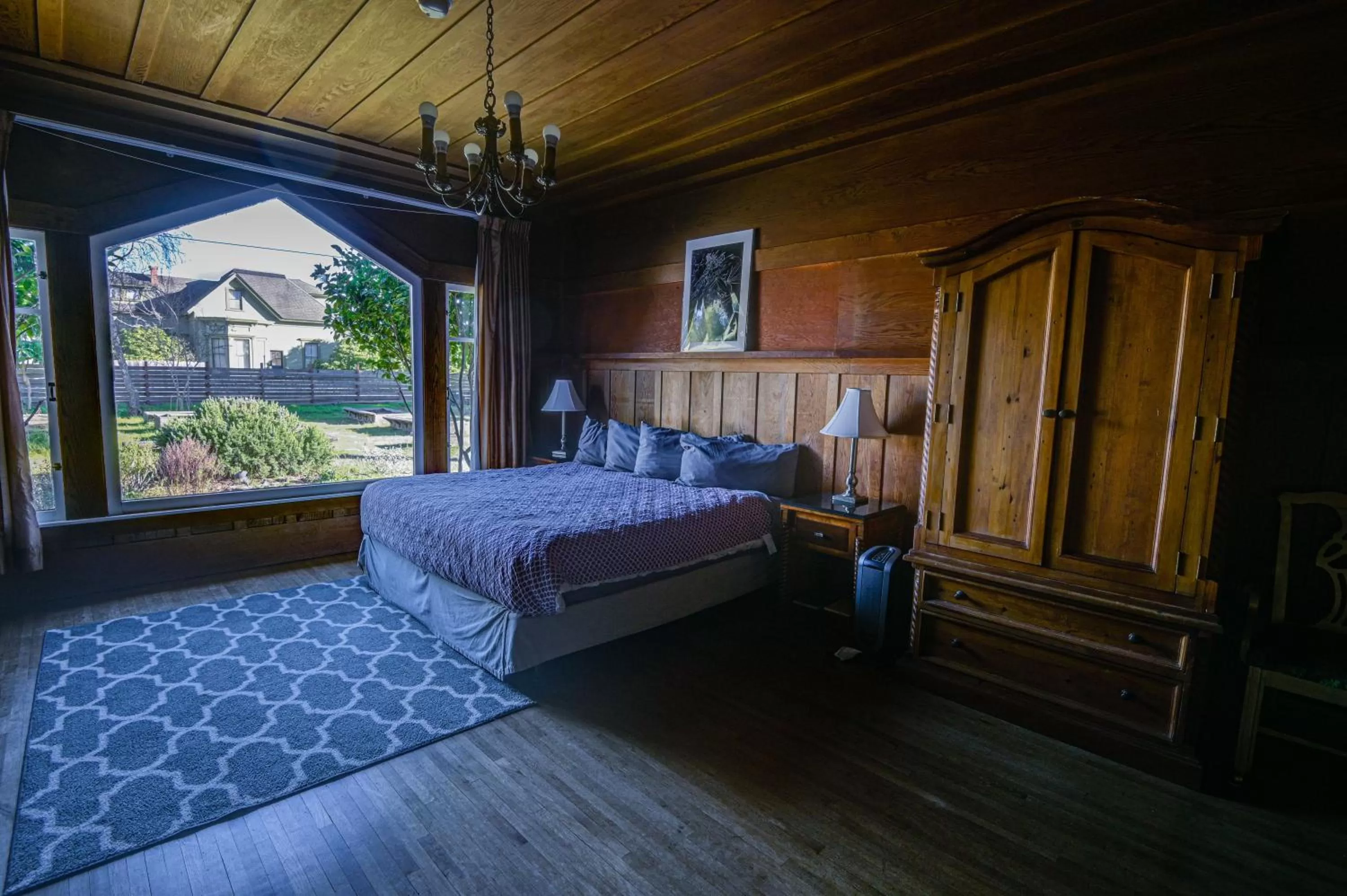 Bed in The Captains Quarters