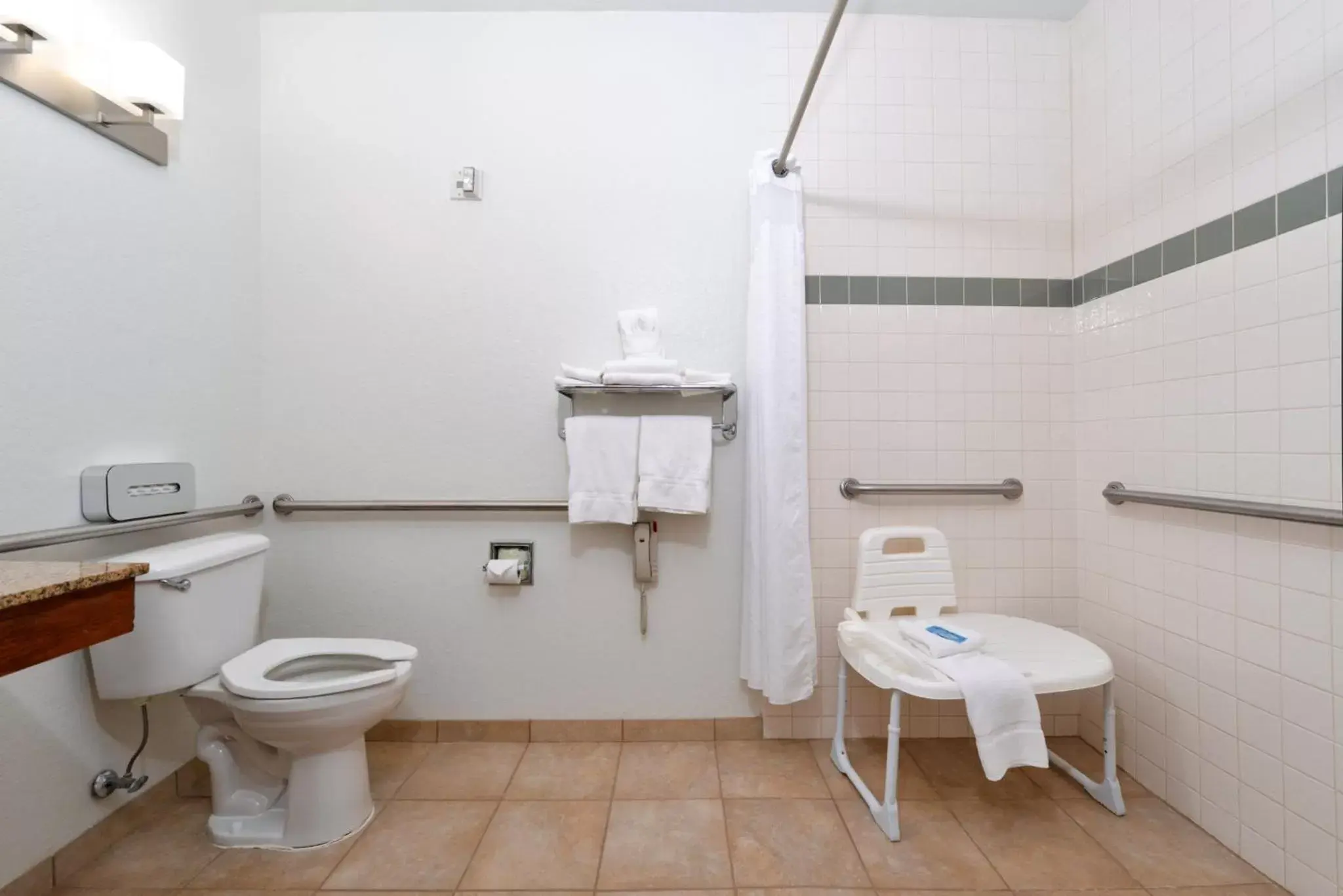 Bathroom in Holiday Inn Express Hotel & Suites Omaha West, an IHG Hotel