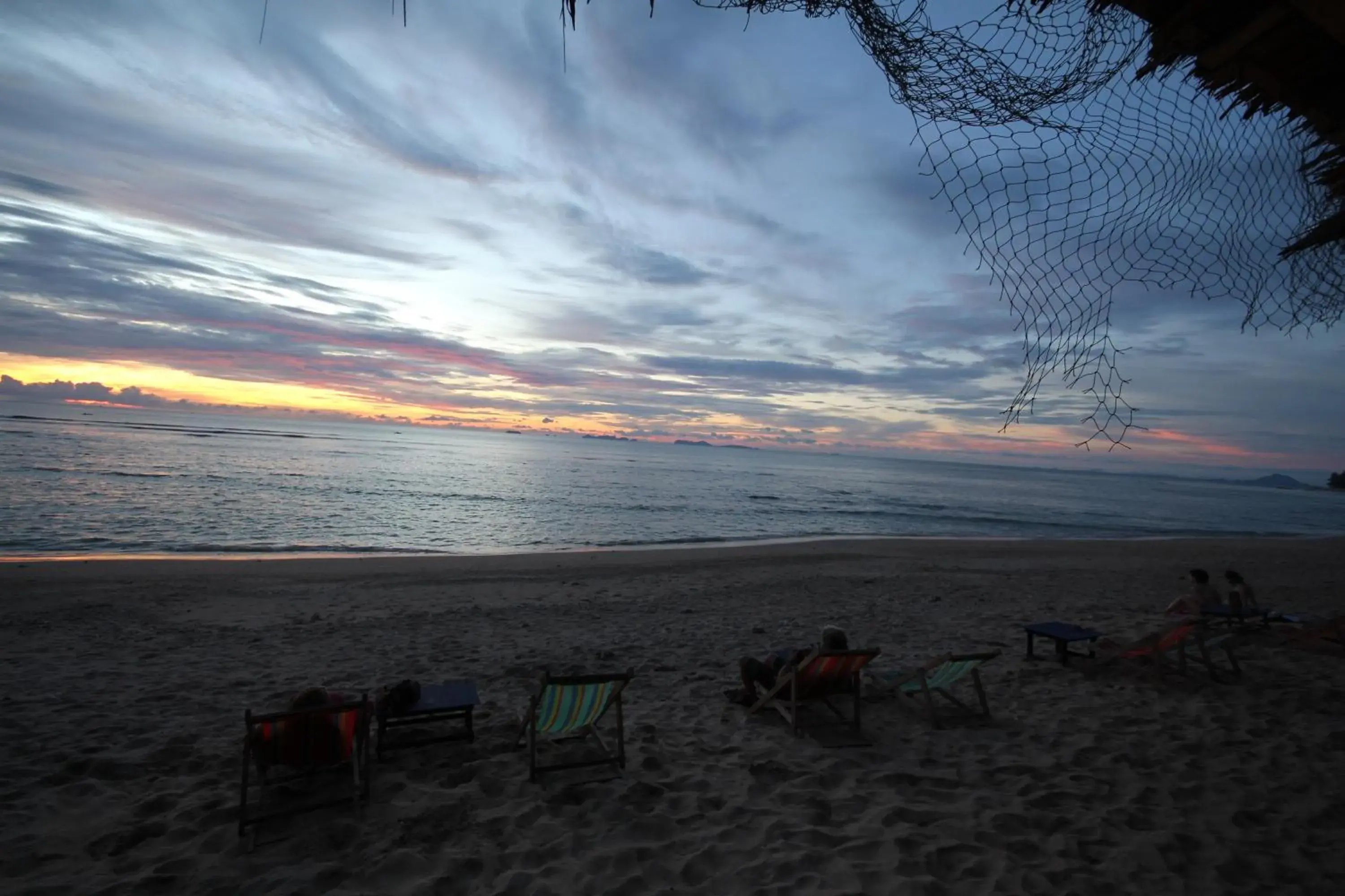 Sunset, Beach in Lanta Family resort