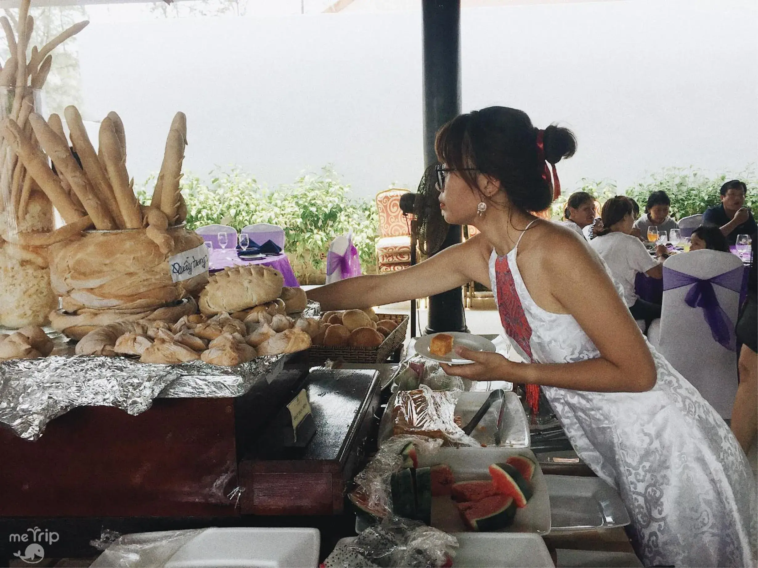 Buffet breakfast in TTC Resort Ke Ga Buffet breakfast in TTC Resort Ke Ga