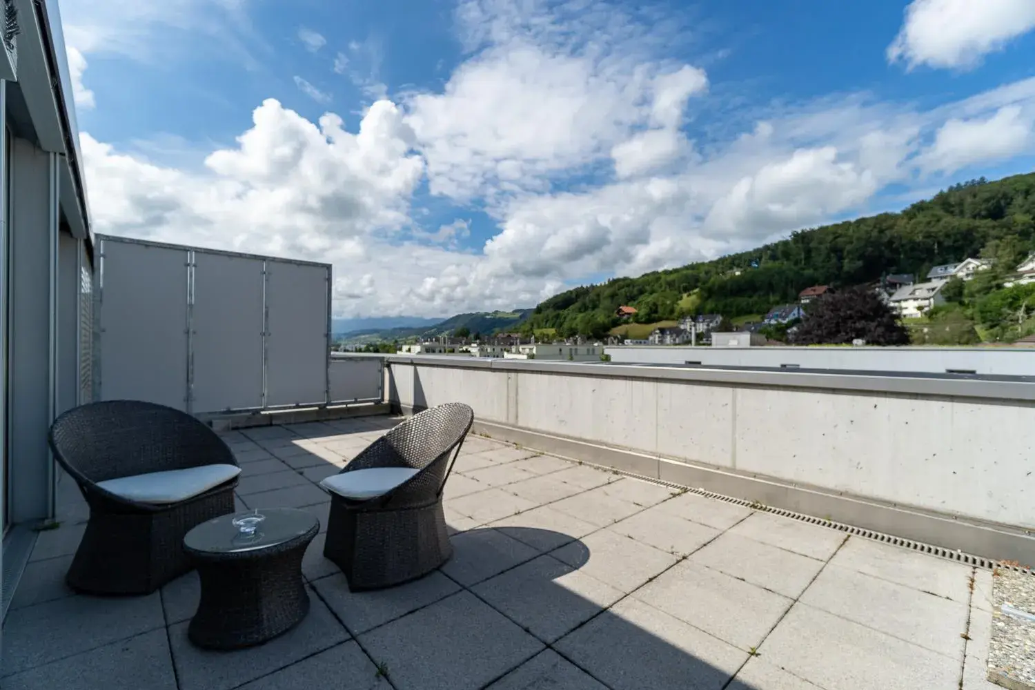 Balcony/Terrace in Hotel Hine Adon Bern Airport