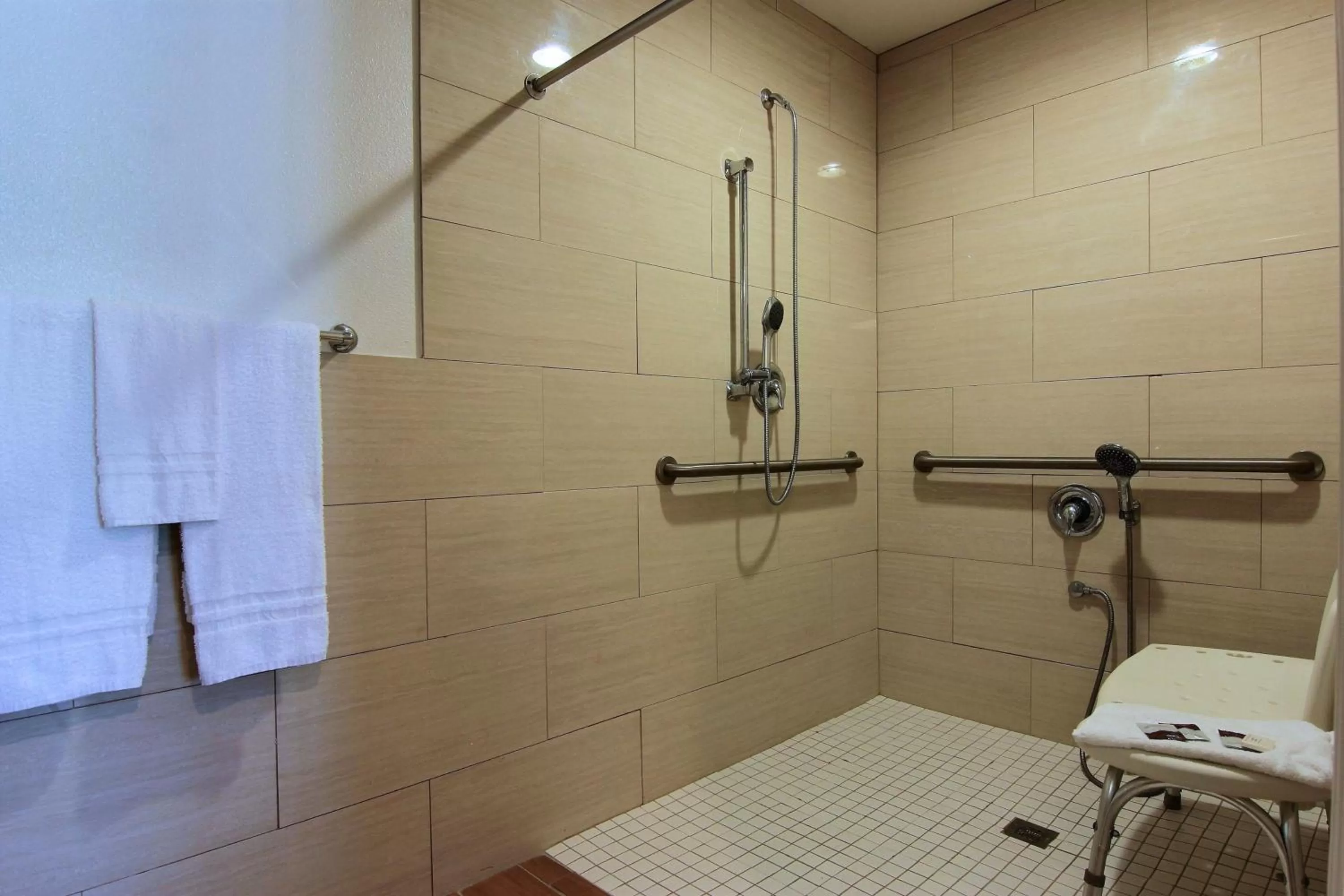 Shower in Motel 6-Rockport, TX