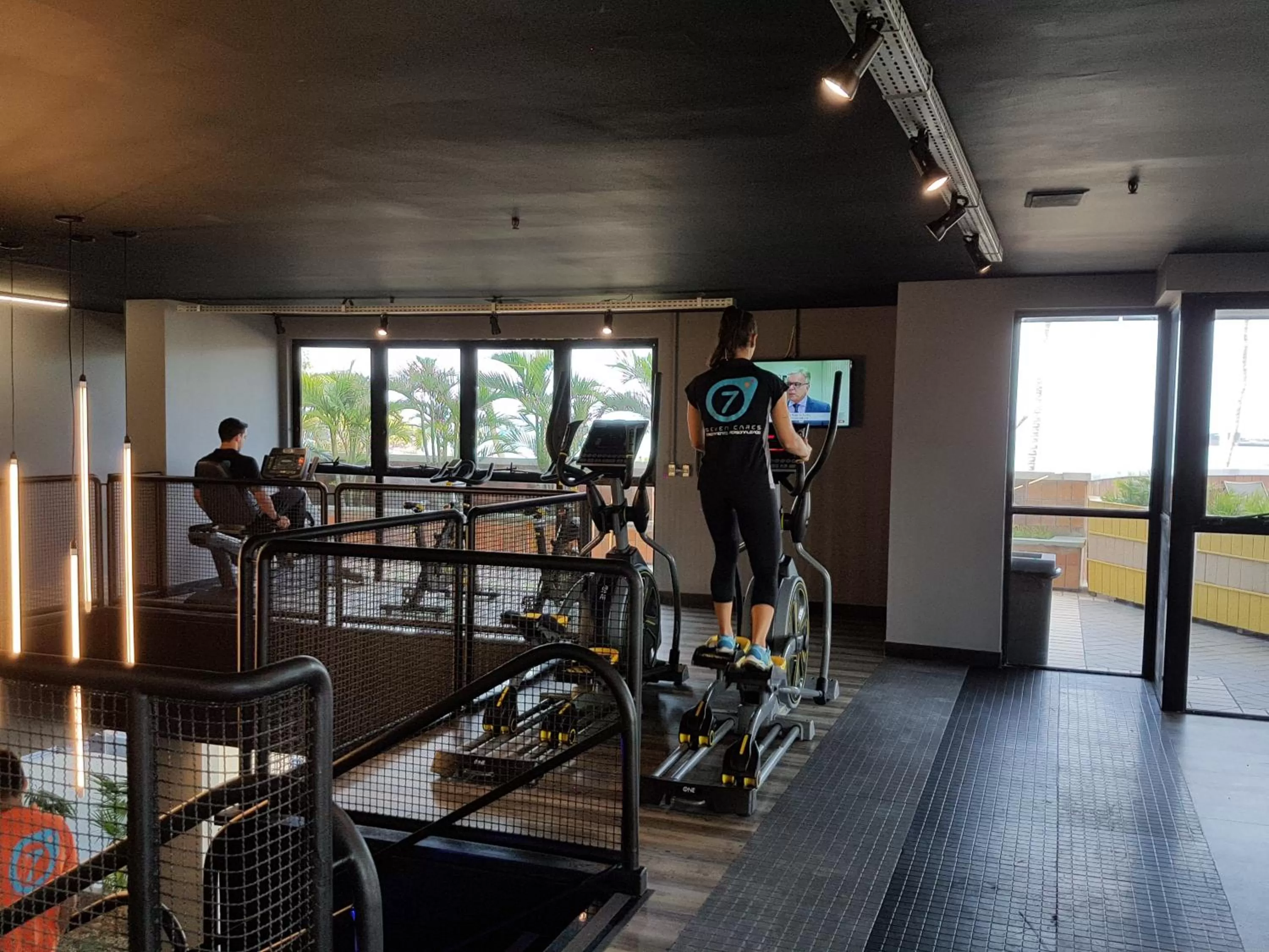 Fitness centre/facilities in Iracema Residence Hotel Flat