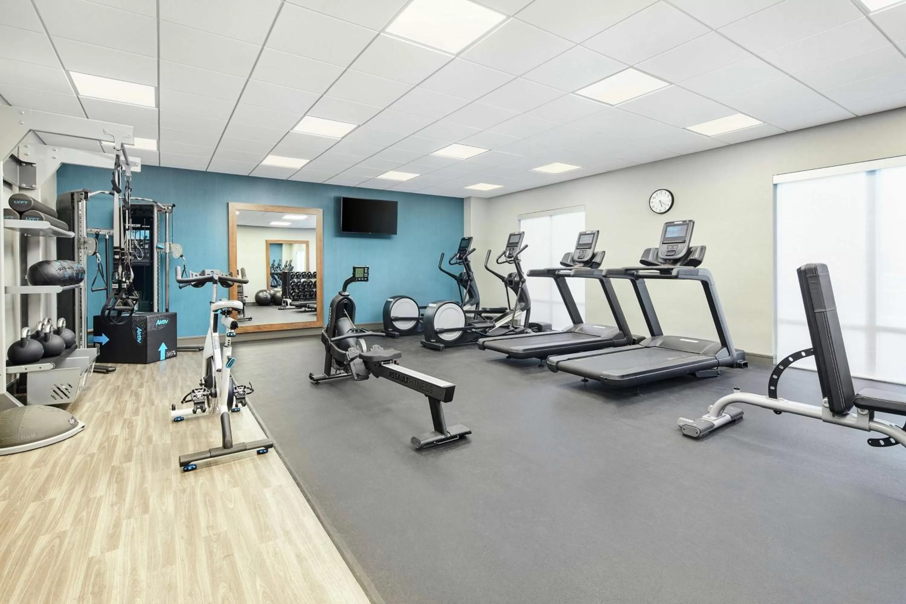 Fitness centre/facilities in Hampton Inn Odessa Trinity