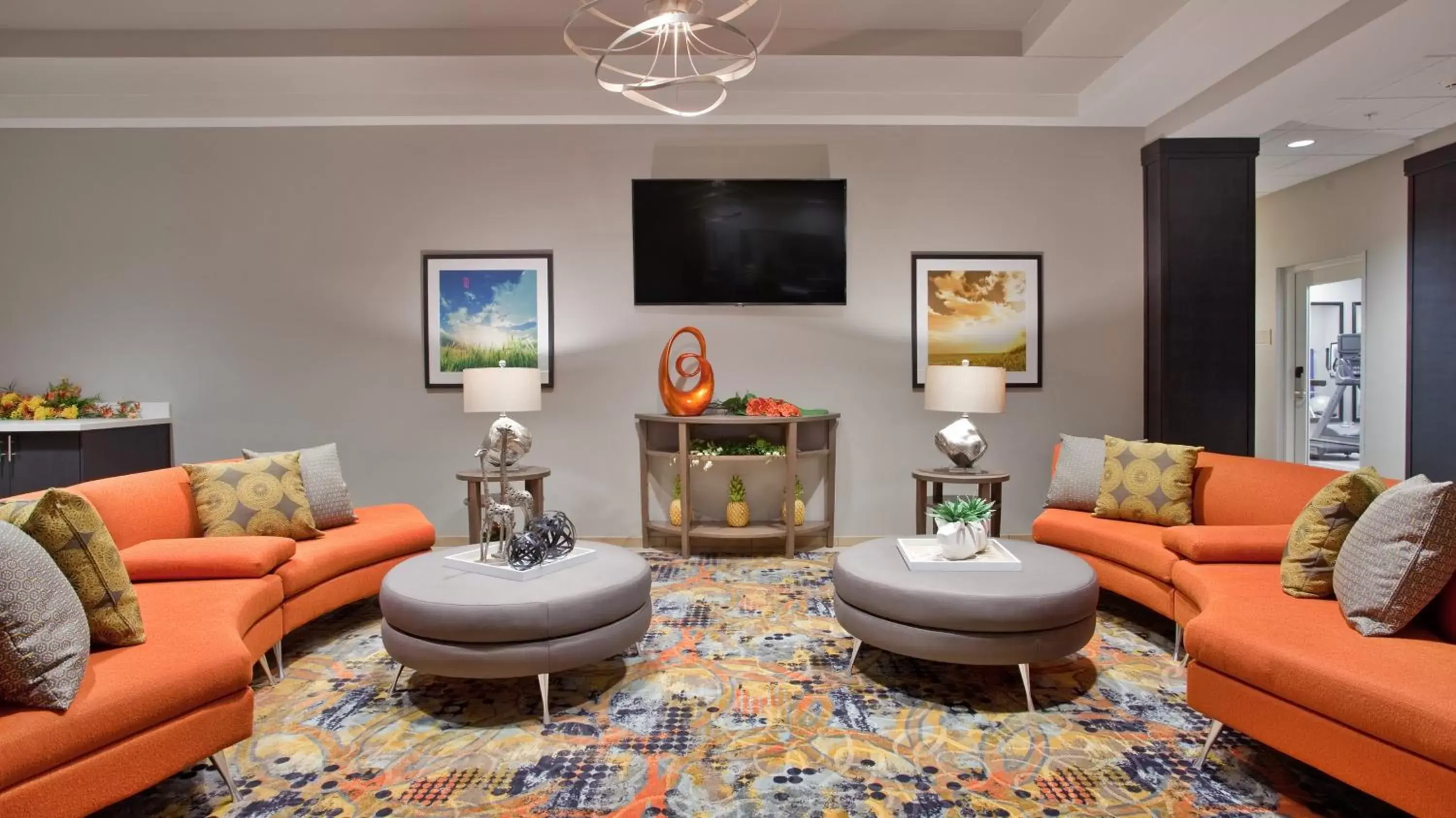 Property building, Seating Area in Candlewood Suites Kearney, an IHG Hotel