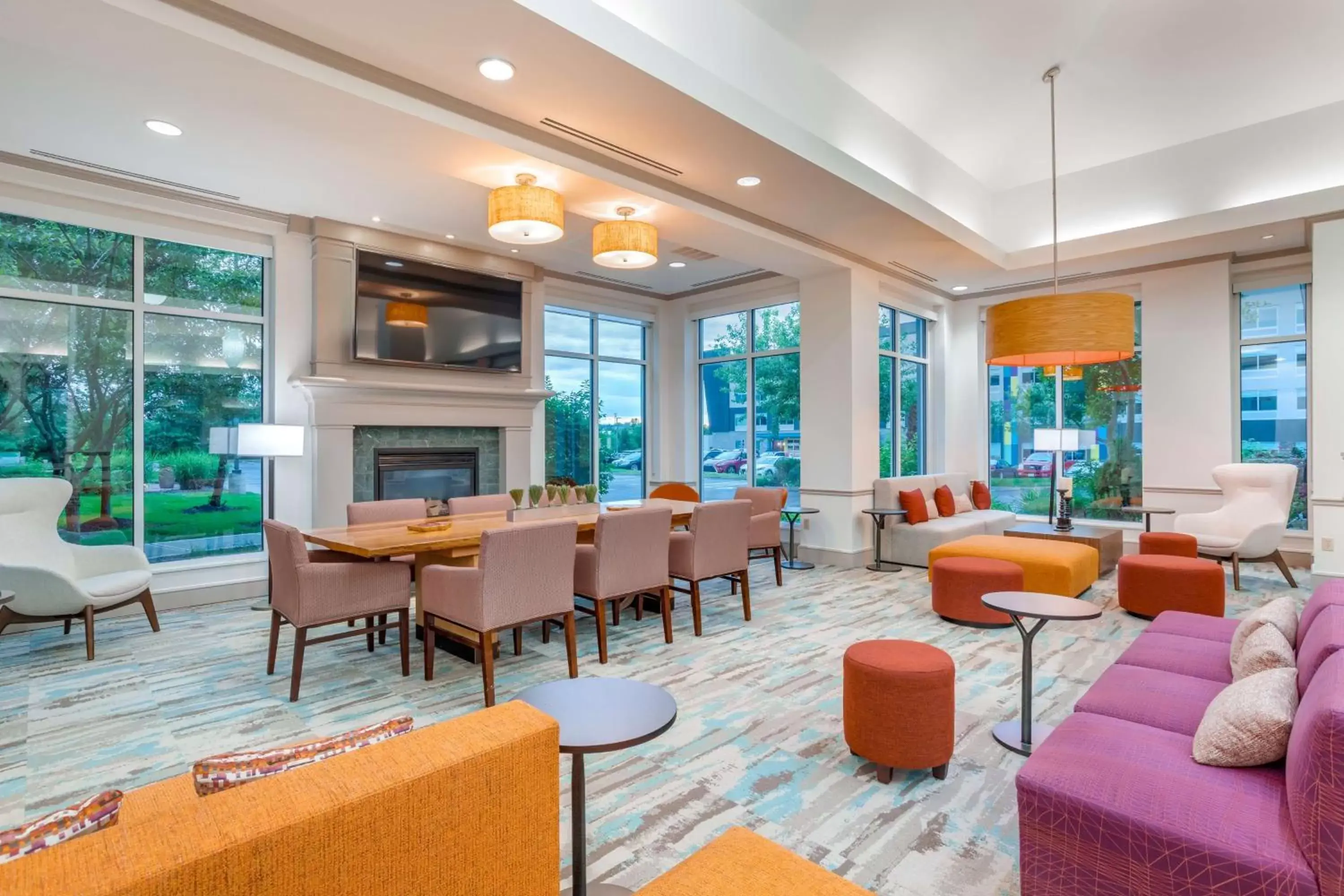 Lobby or reception in Hilton Garden Inn Cincinnati/Sharonville