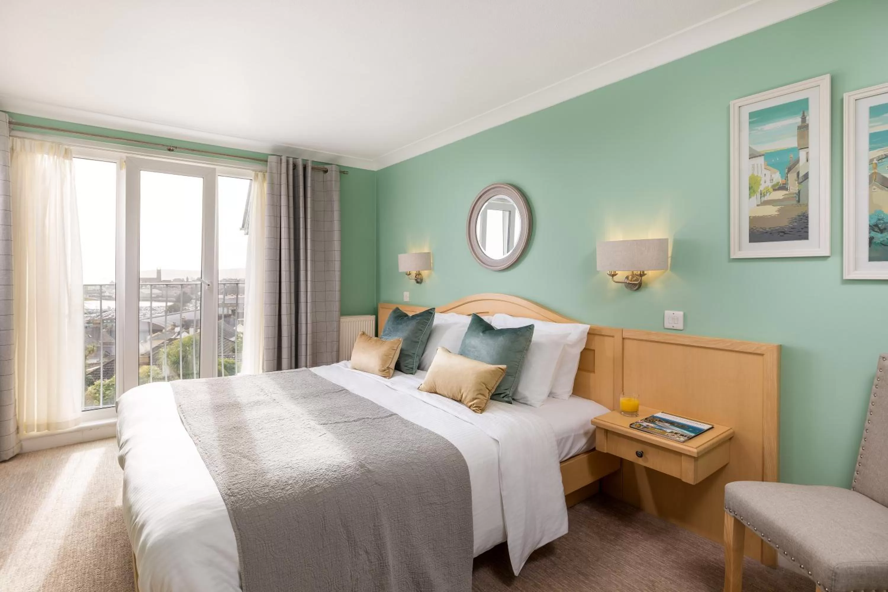 Superior Double or Twin Room with Sea View in Hotel Penzance