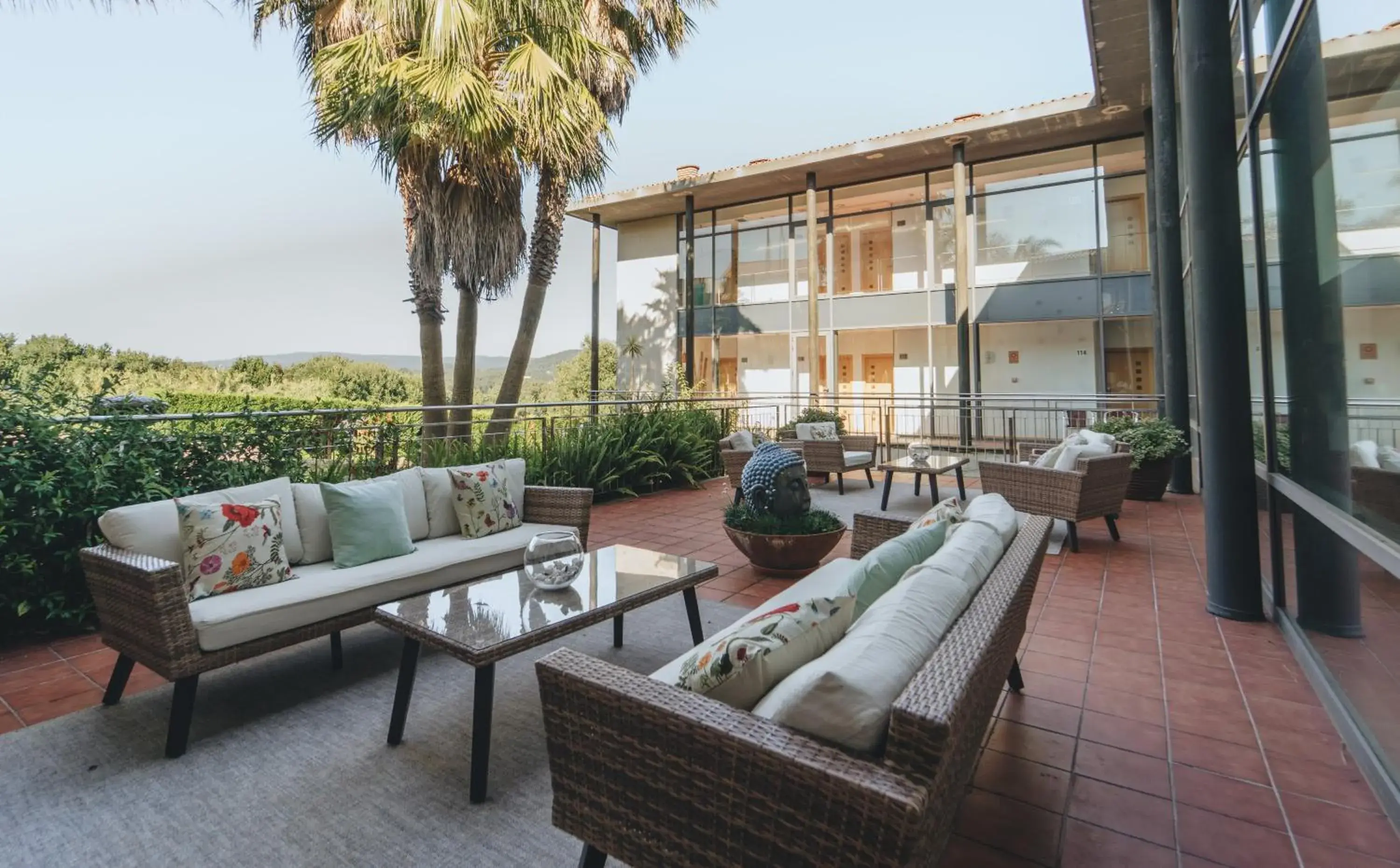 Seating area in Hotel Peregrina