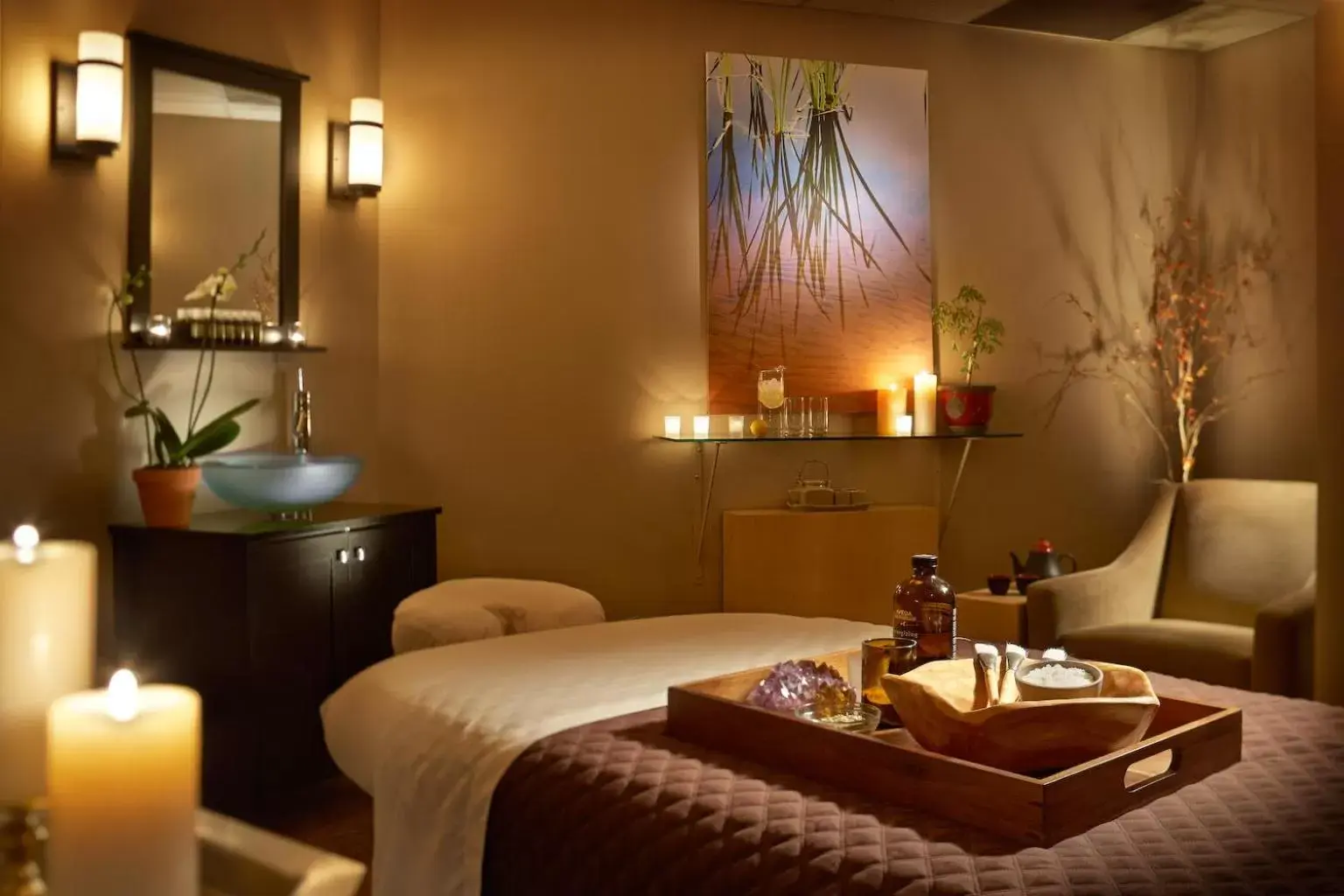 Massage, Bed in High Peaks Resort
