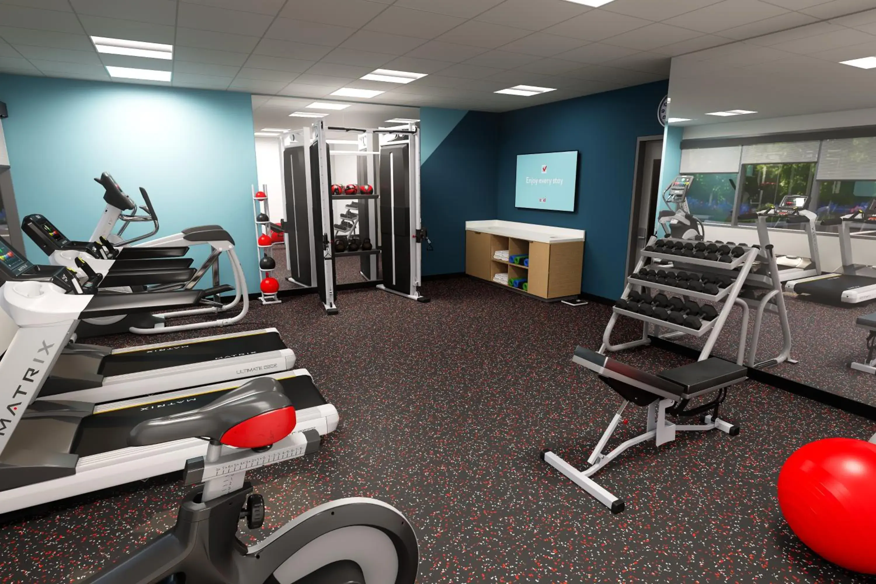Fitness centre/facilities, Fitness Center/Facilities in avid hotels - Austin - Tech Ridge, an IHG Hotel
