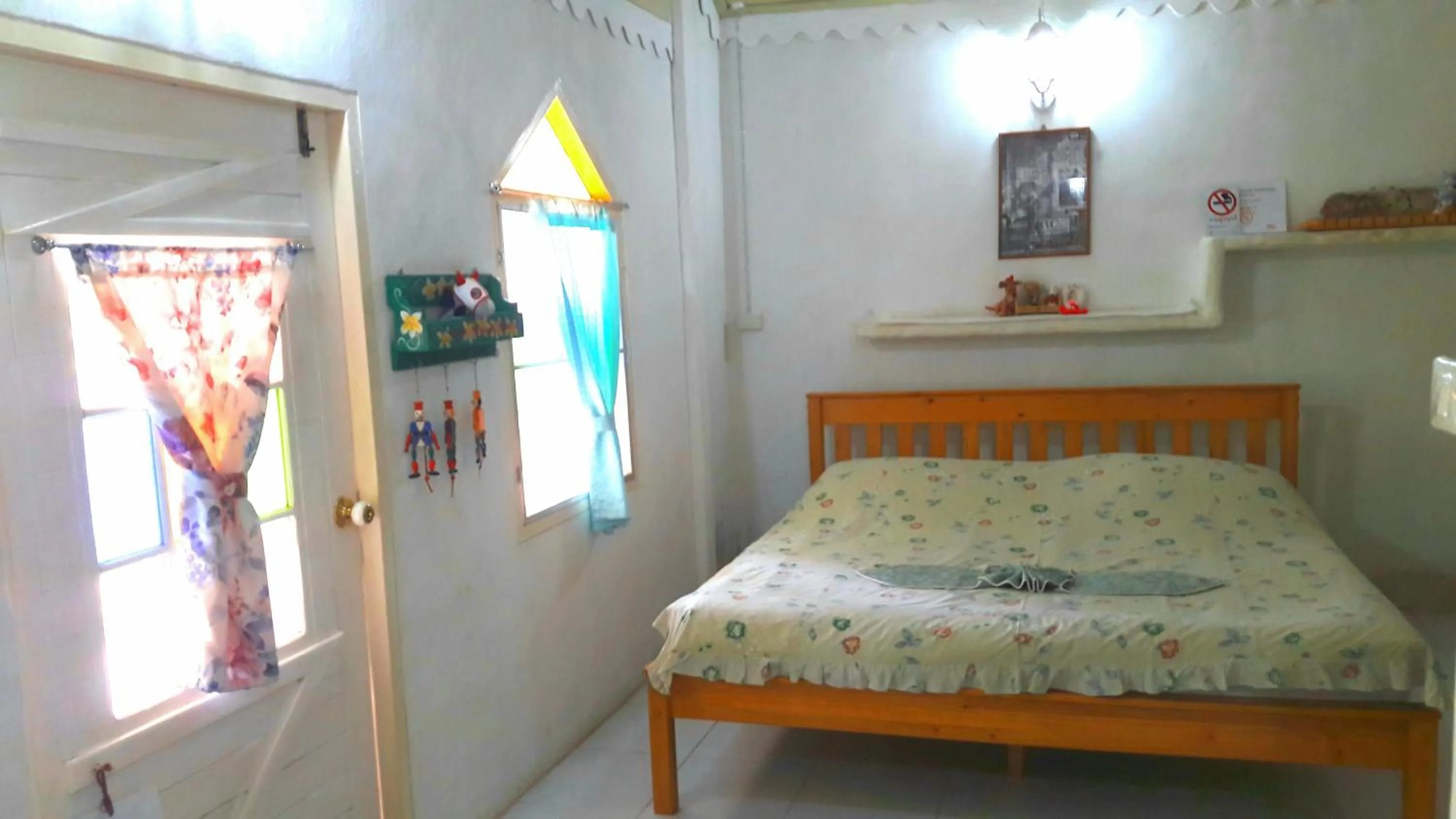 Bed in Scenic Riverside Resort