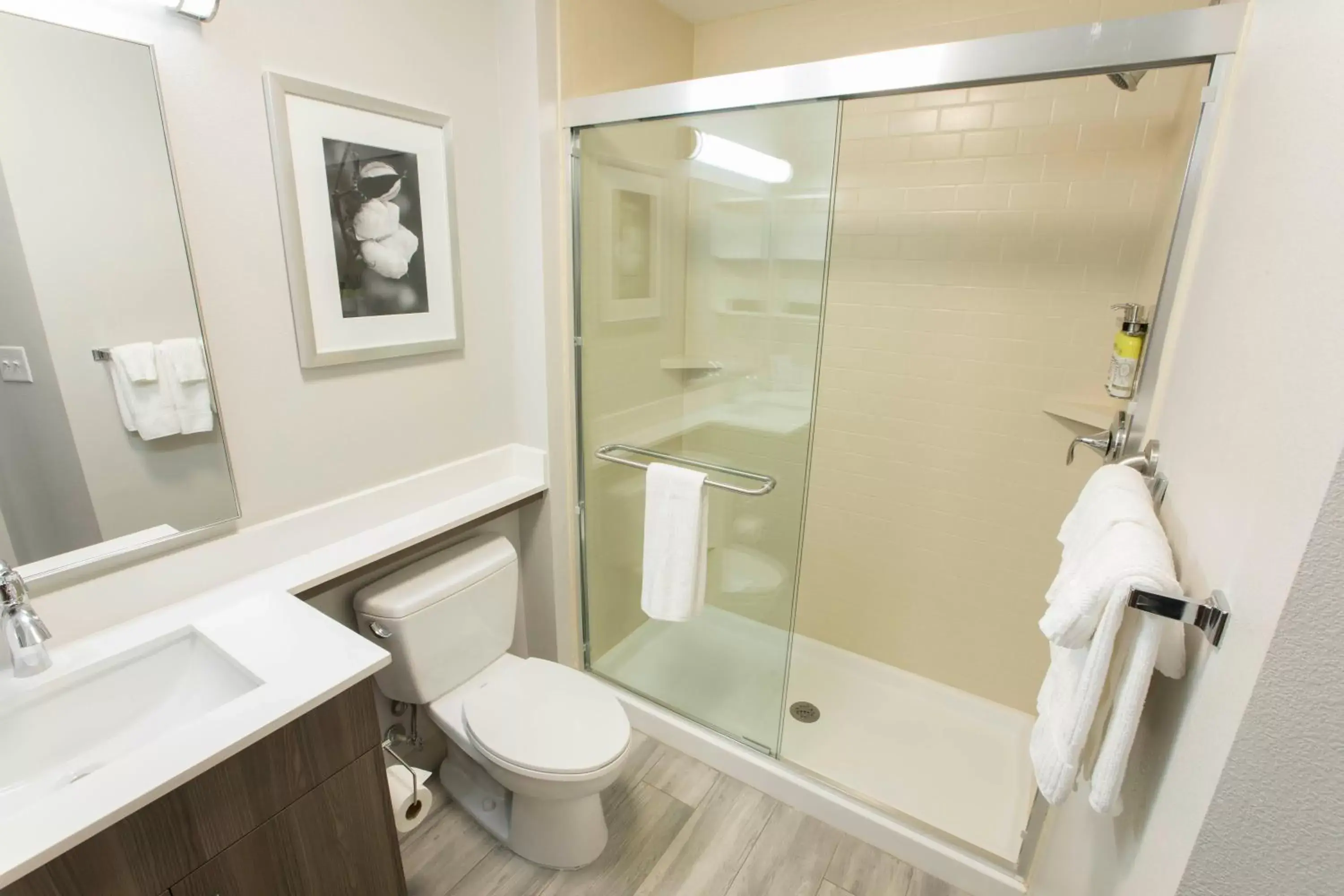 Photo of the whole room, Bathroom in Candlewood Suites - McDonough, an IHG Hotel