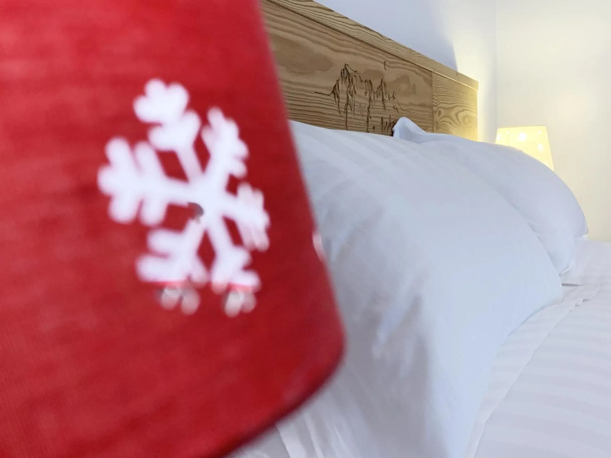 Decorative detail, Bed in Hotel Croux