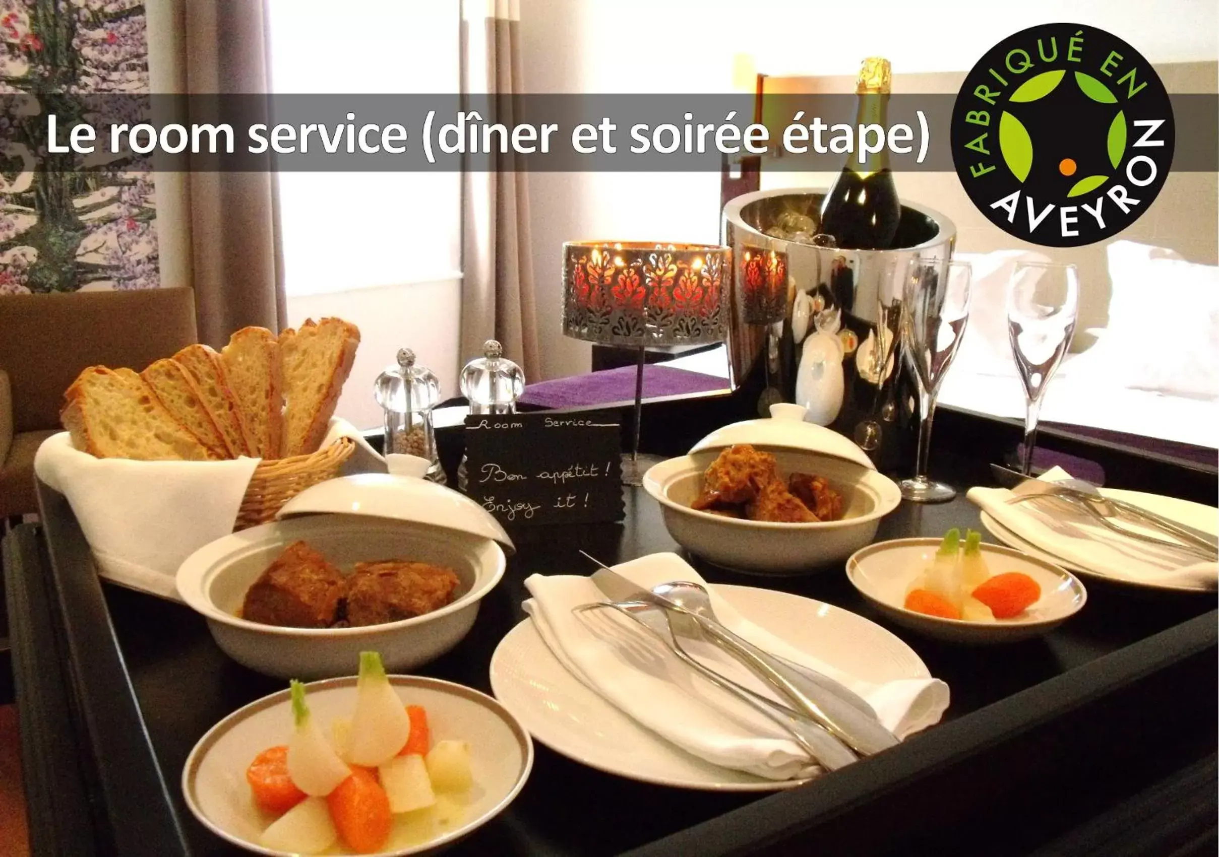 Restaurant/places to eat in Hôtel La Ferme de Bourran