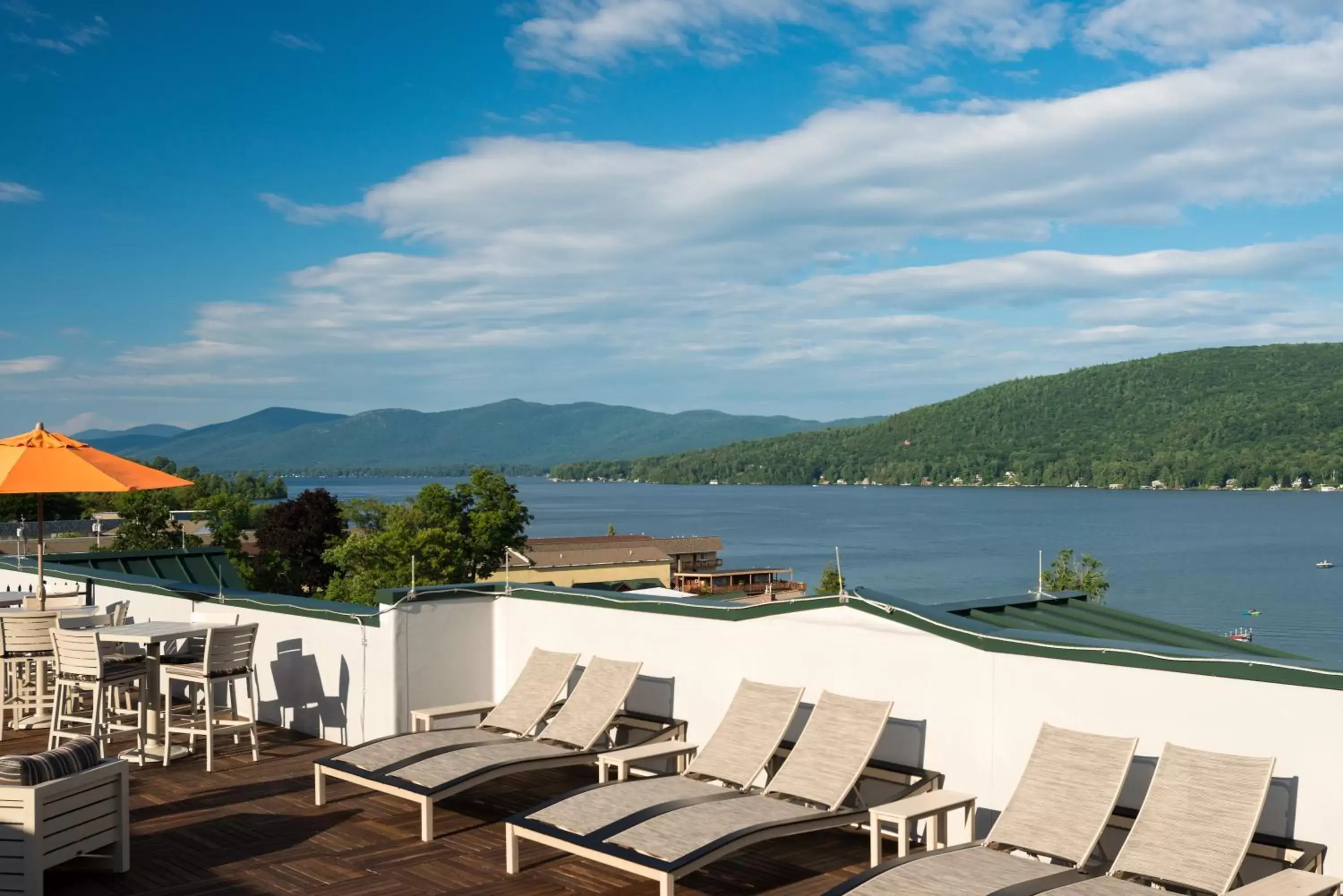 Patio in Courtyard by Marriott Lake George