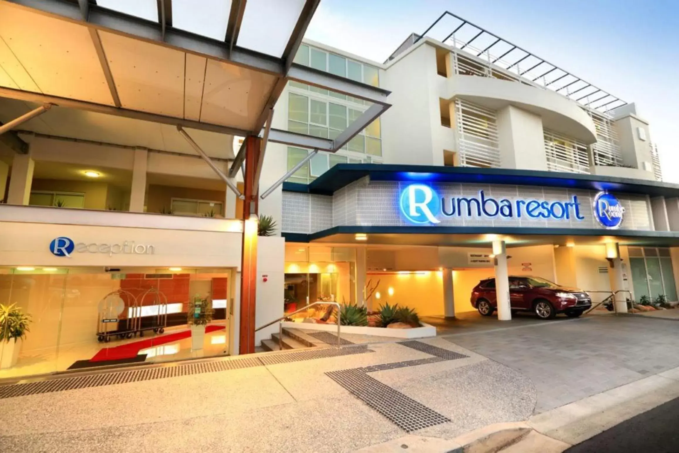 Facade/entrance in Rumba Beach Resort