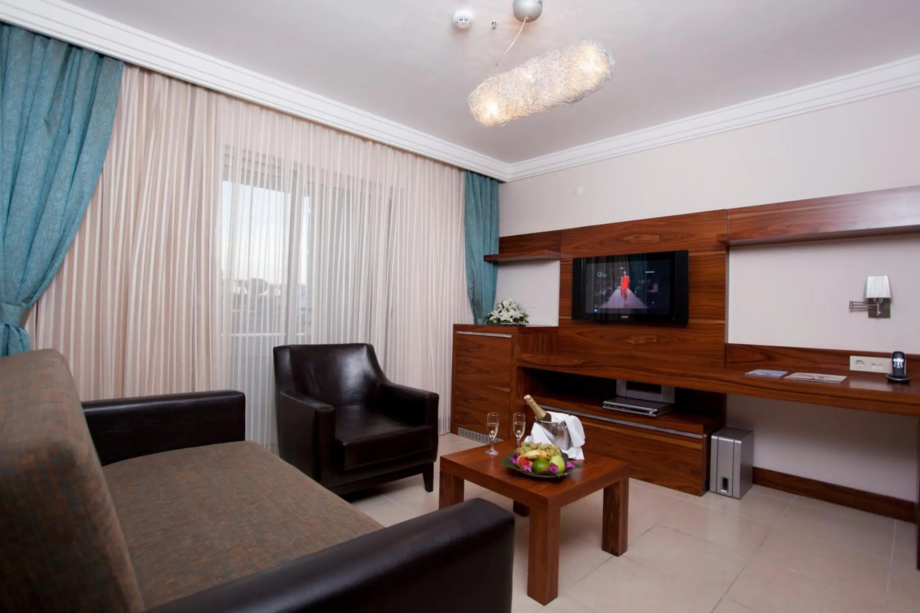 Living room, TV/Entertainment Center in Xperia Grand Bali Hotel - All Inclusive