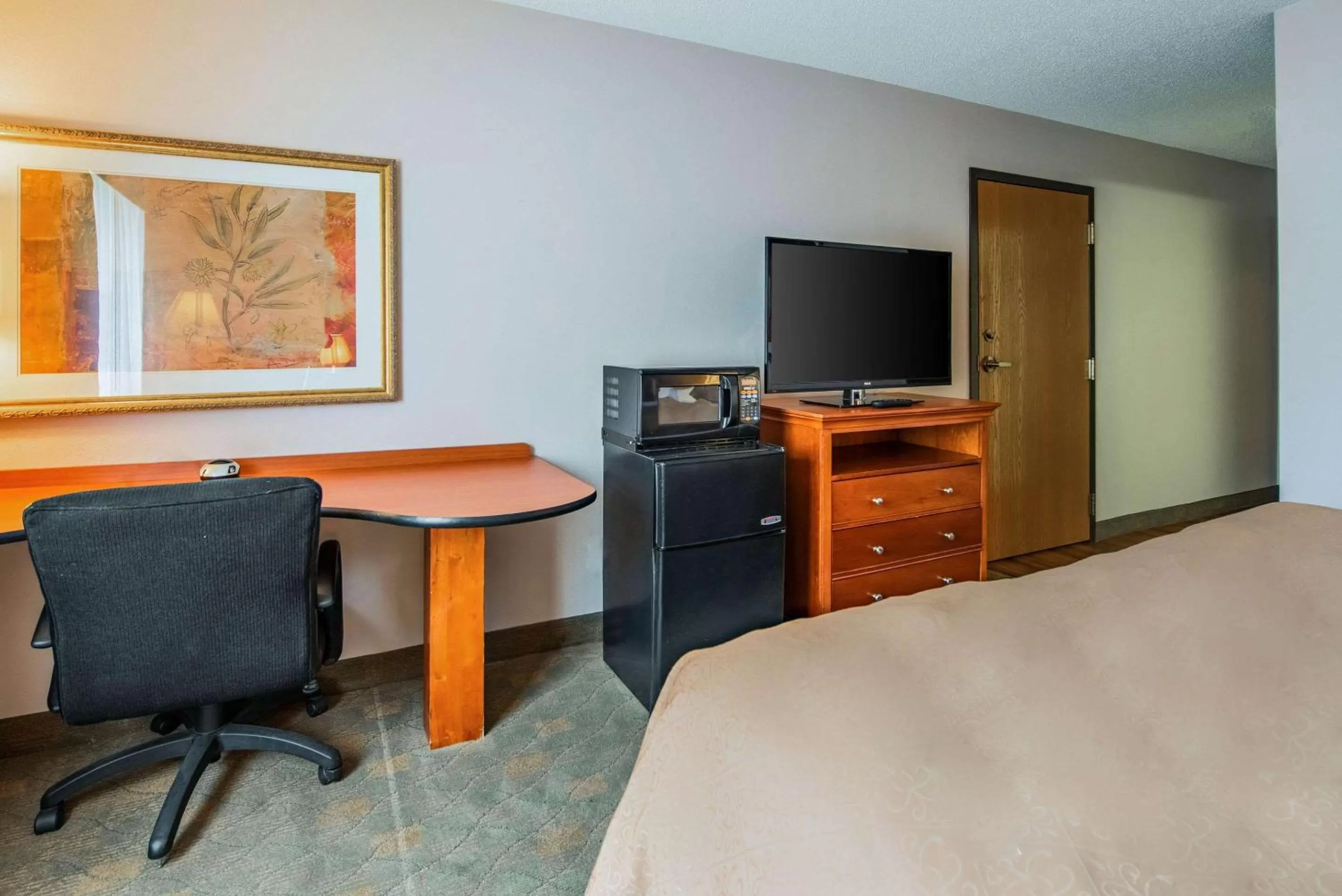 Photo of the whole room, TV/Entertainment Center in Rodeway Inn Huntington
