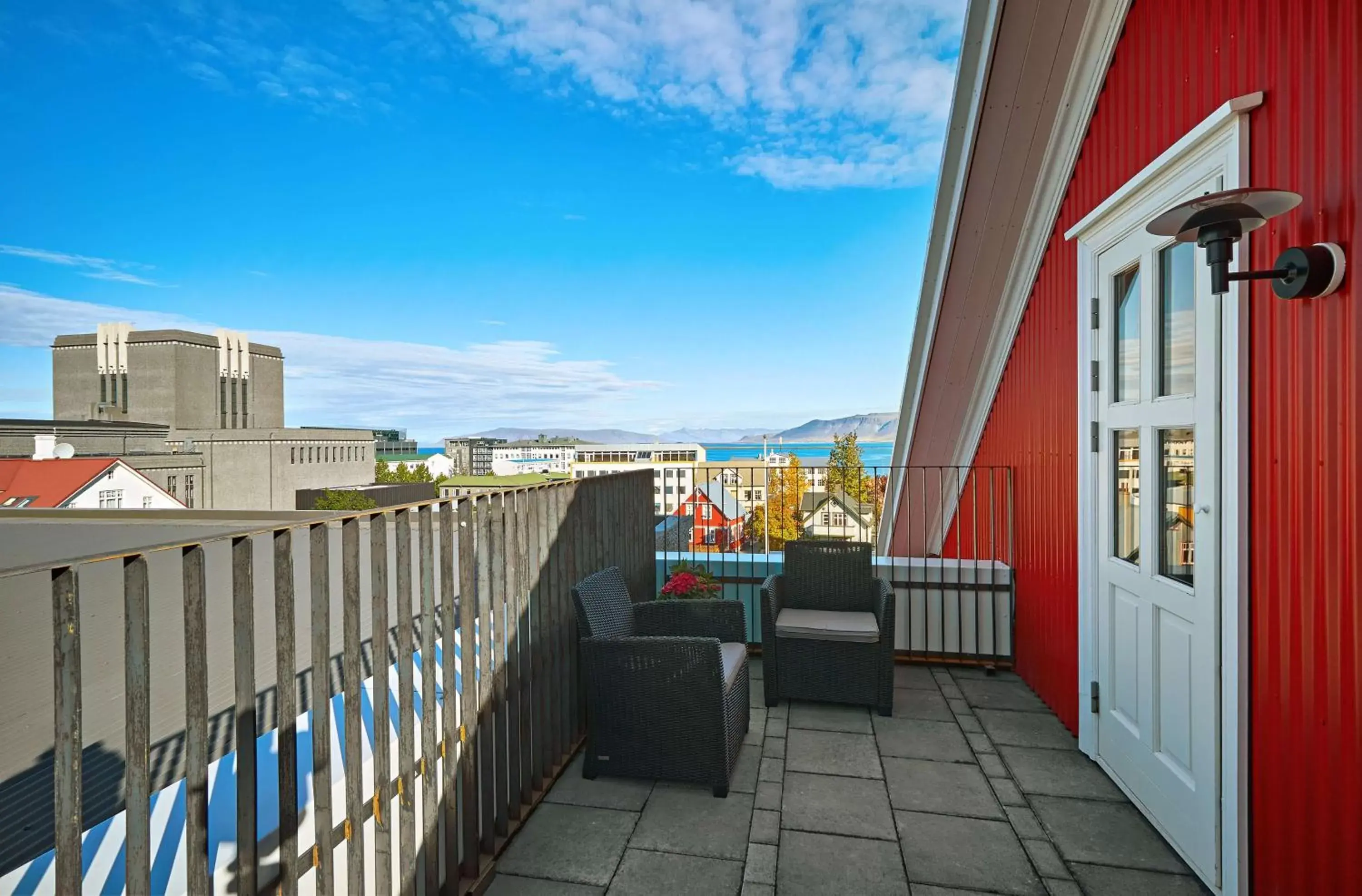 View (from property/room), Balcony/Terrace in Canopy by Hilton Reykjavik City Centre