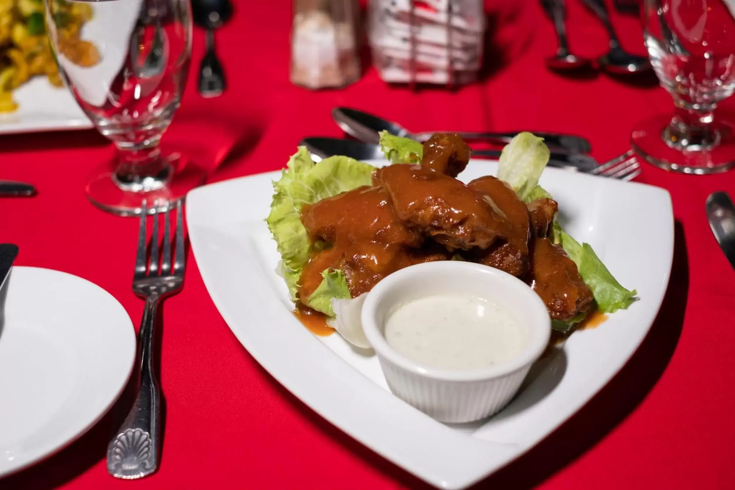 Food close-up in Hibiscus Lodge Hotel