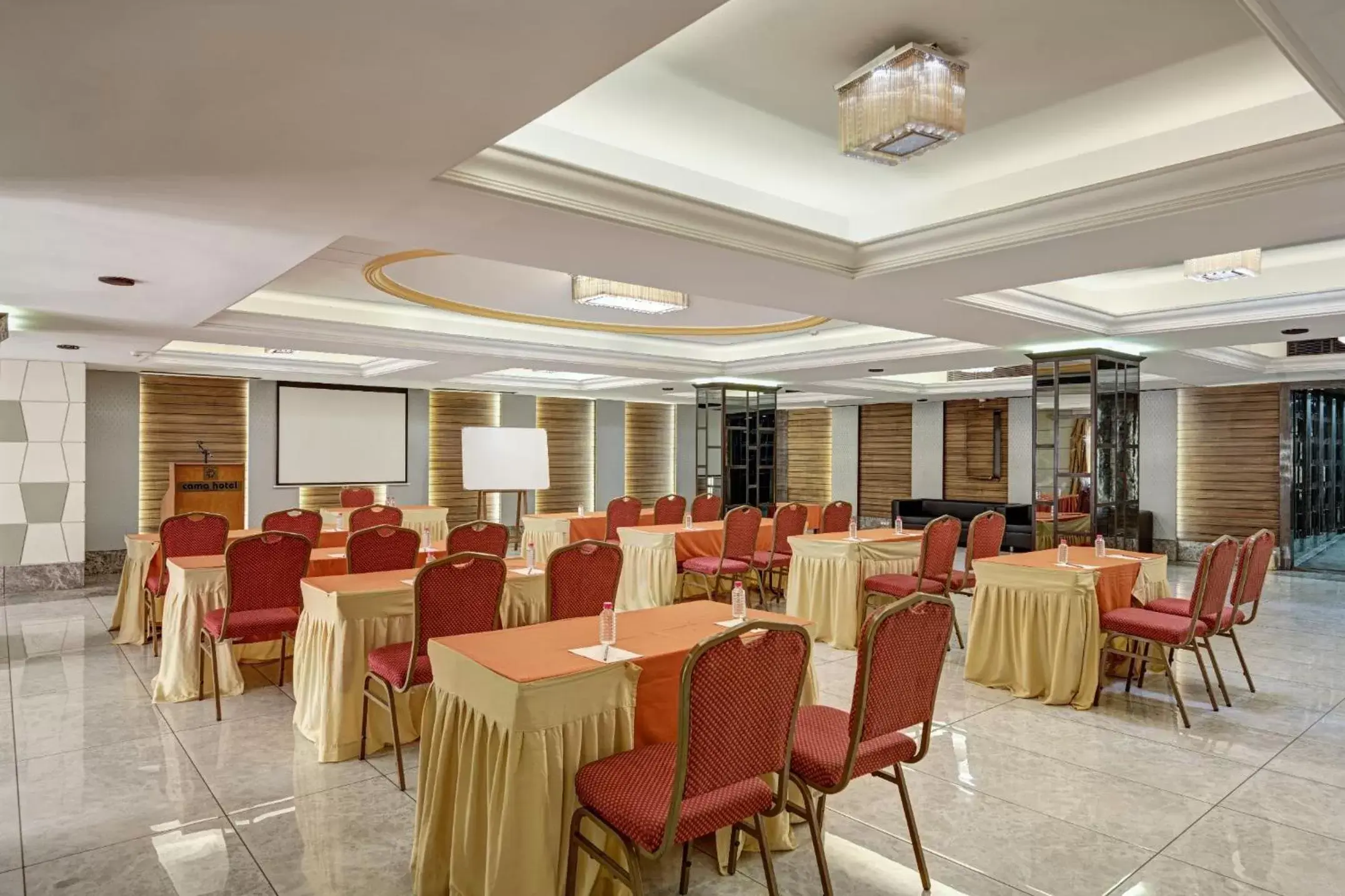 Meeting/conference room, Restaurant/Places to Eat in The Cama - A Sabarmati Riverfront Hotel