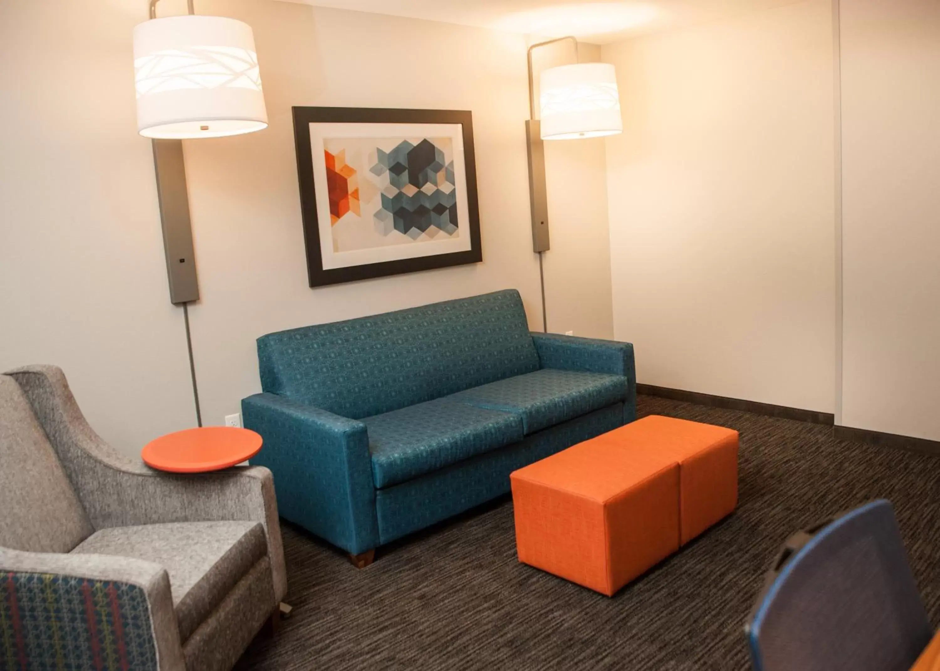 Seating Area in Holiday Inn Express Hotel & Suites Norfolk, an IHG Hotel