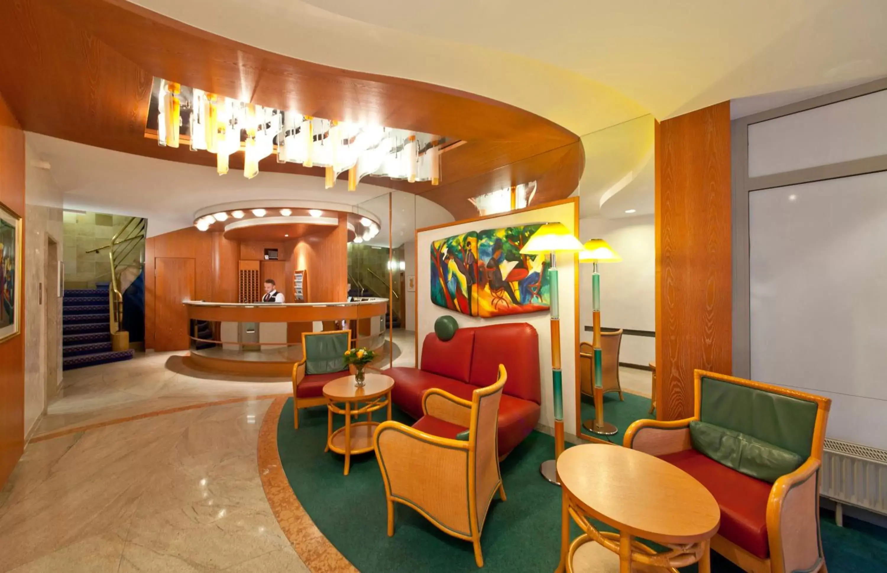 Lobby or reception in Hotel Boulevard Lobby or reception in Hotel Boulevard