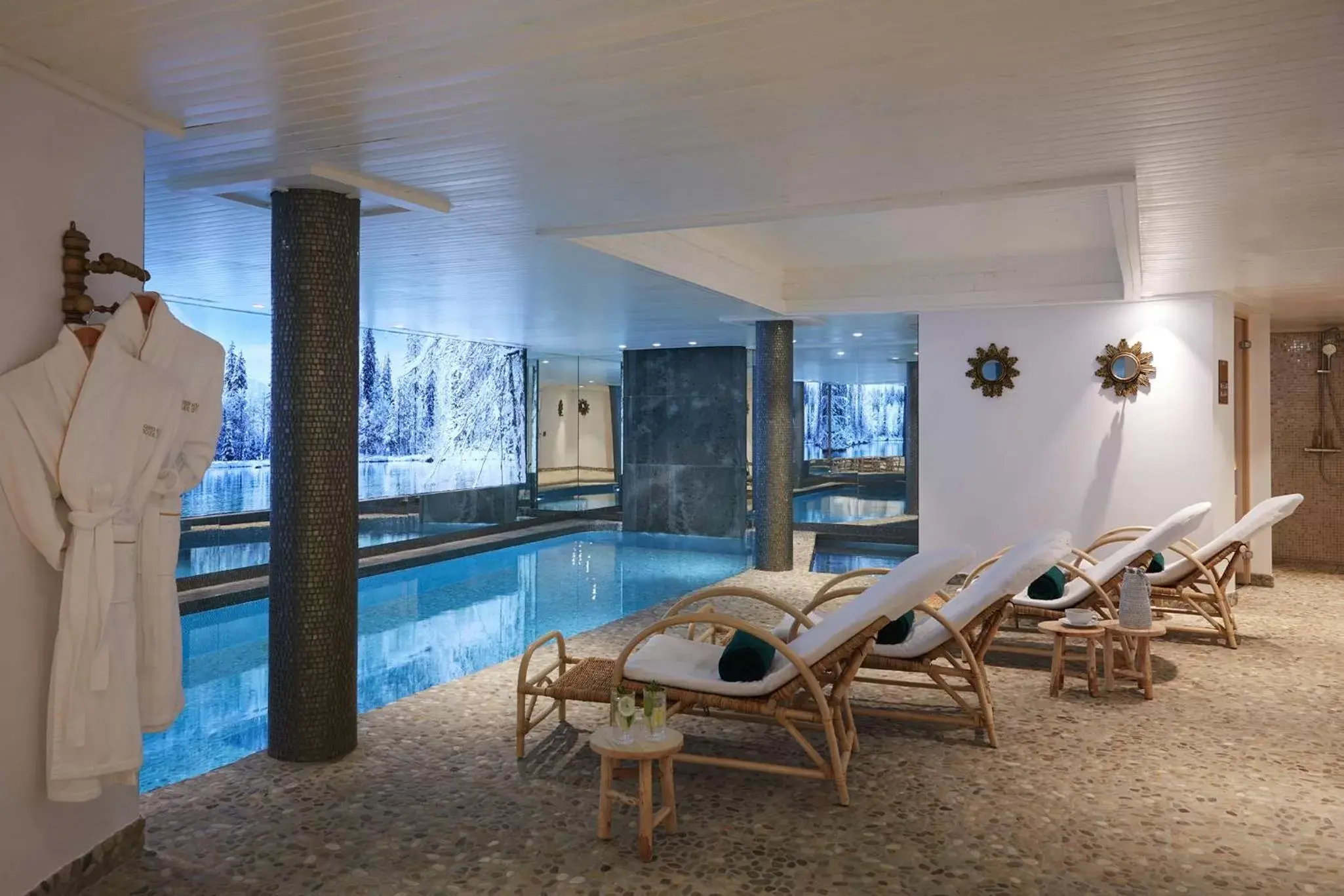 Spa and wellness centre/facilities, Swimming Pool in Grand Hotel Soleil d'Or