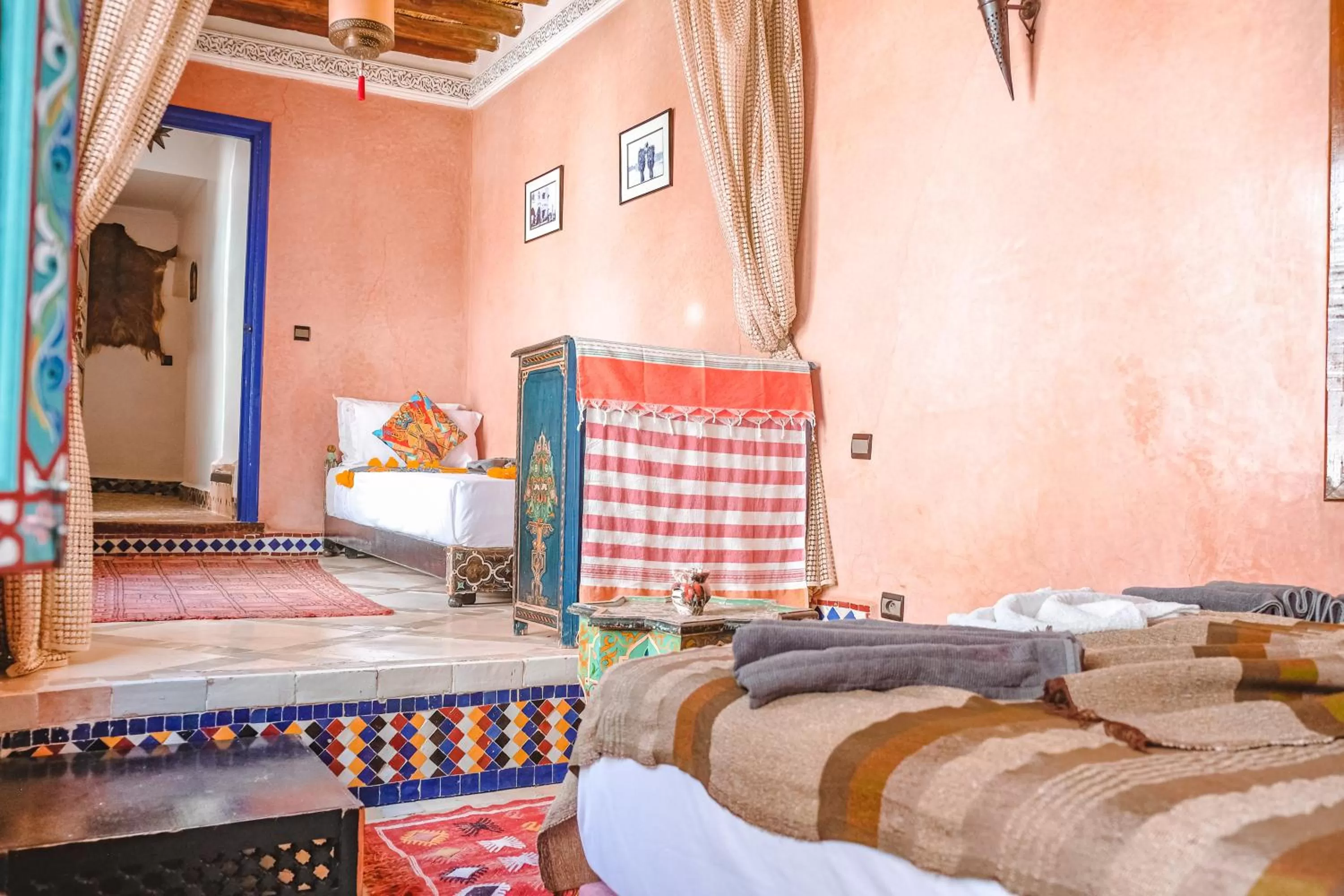 Bed in Héritage Lalla Aicha Hotel & Spa