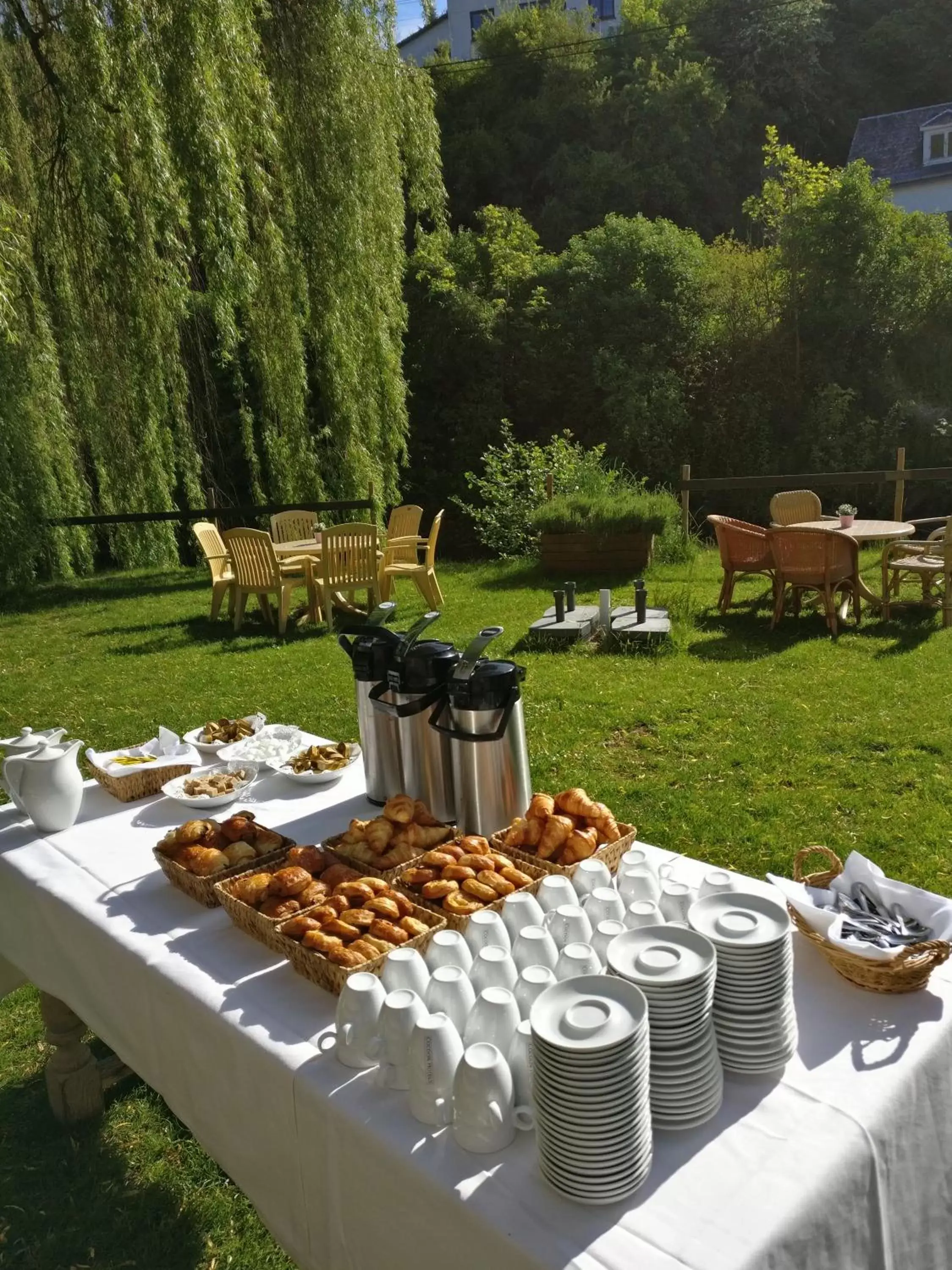 Garden in Hotel du Commerce