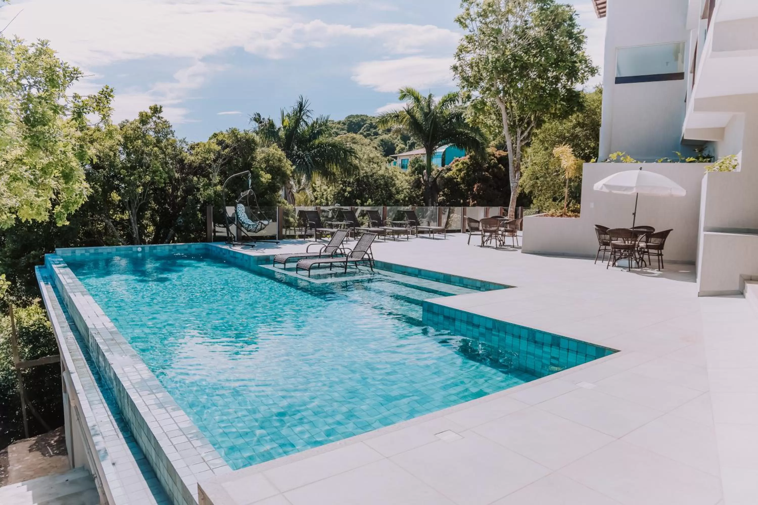 Swimming pool in Pousada Peninsula de Buzios