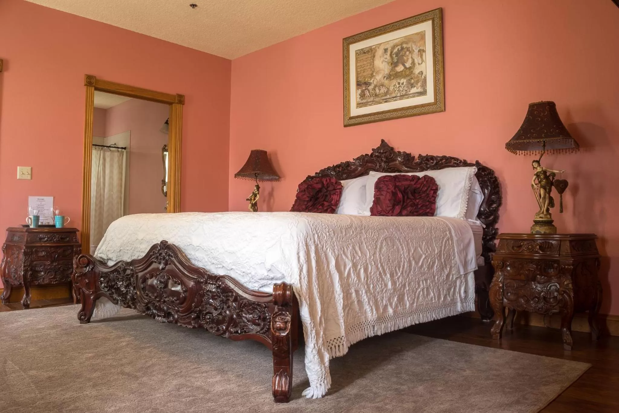 Bed in The Ann Stevens House