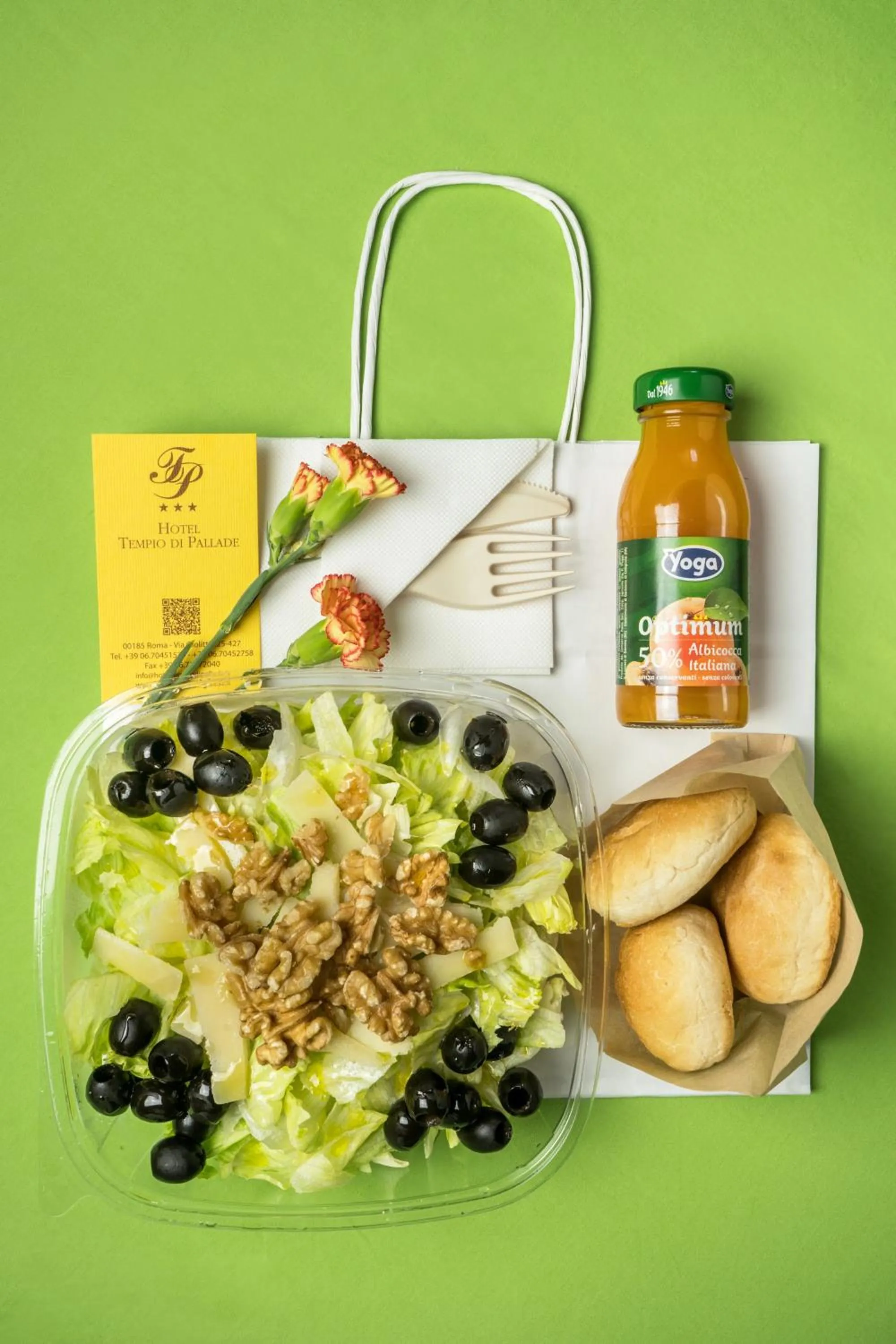 Food and drinks in Hotel Tempio Di Pallade