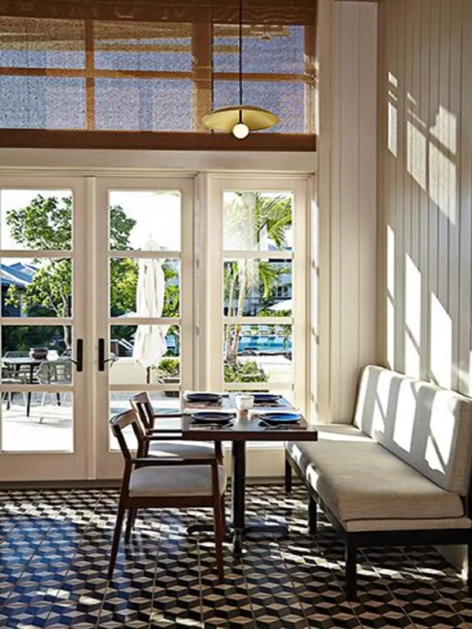 Dining area in The Island House