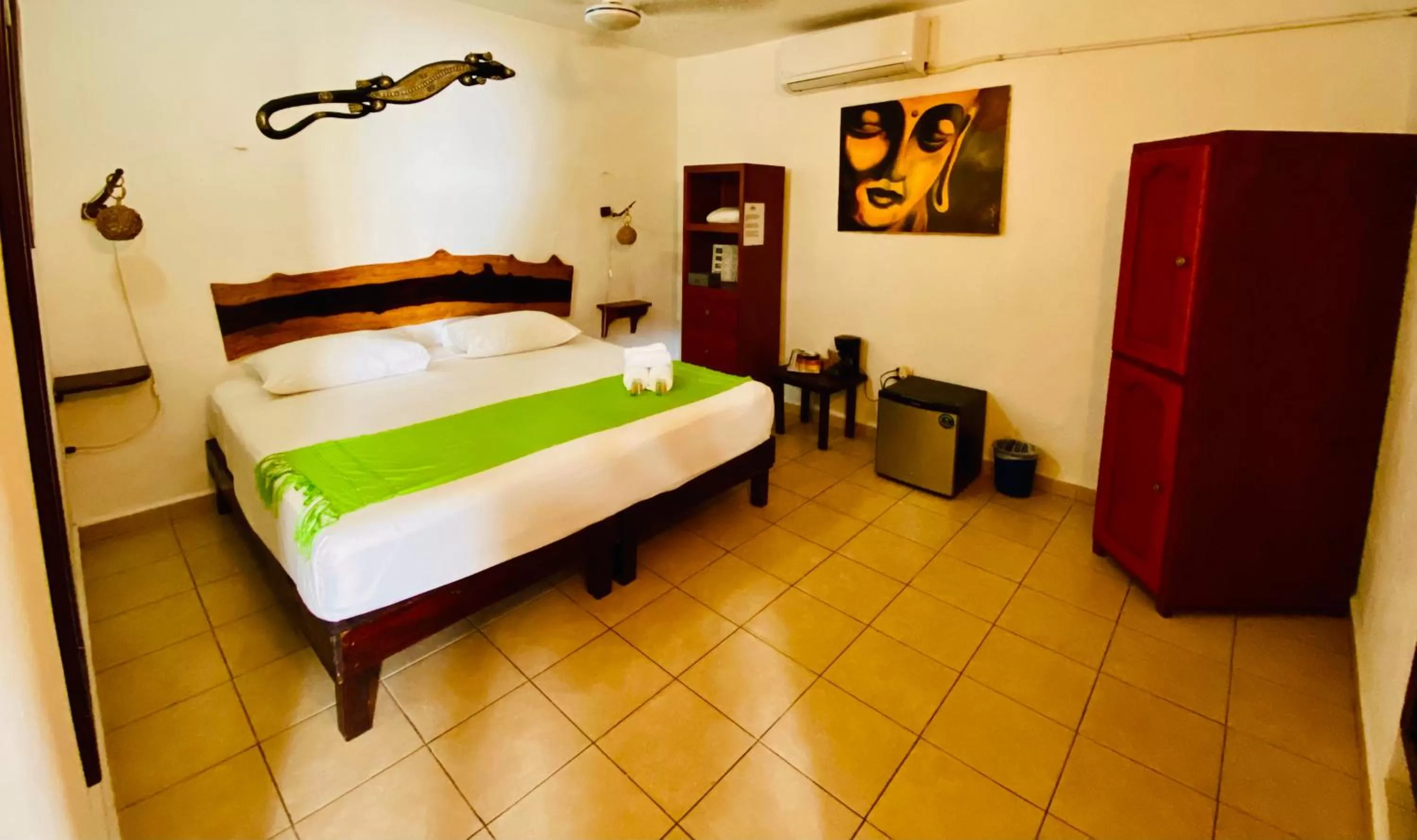 Bed in Pacha Tulum Boutique Hotel